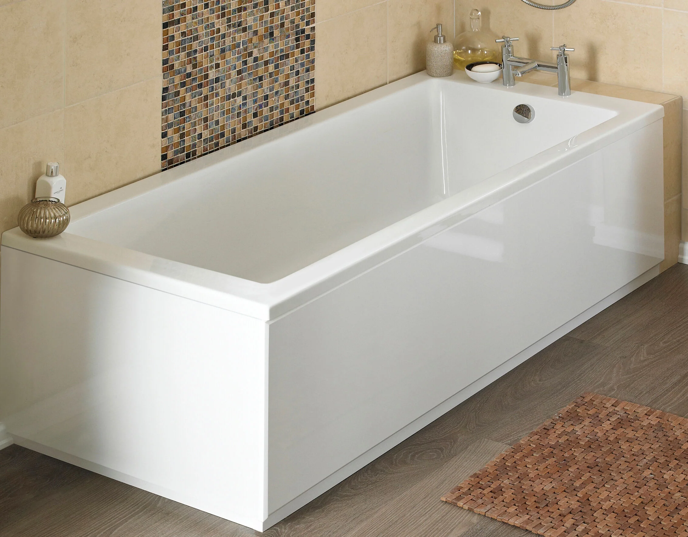 Gloss White MDF Bath End Panel - Choice of Size - Image 6