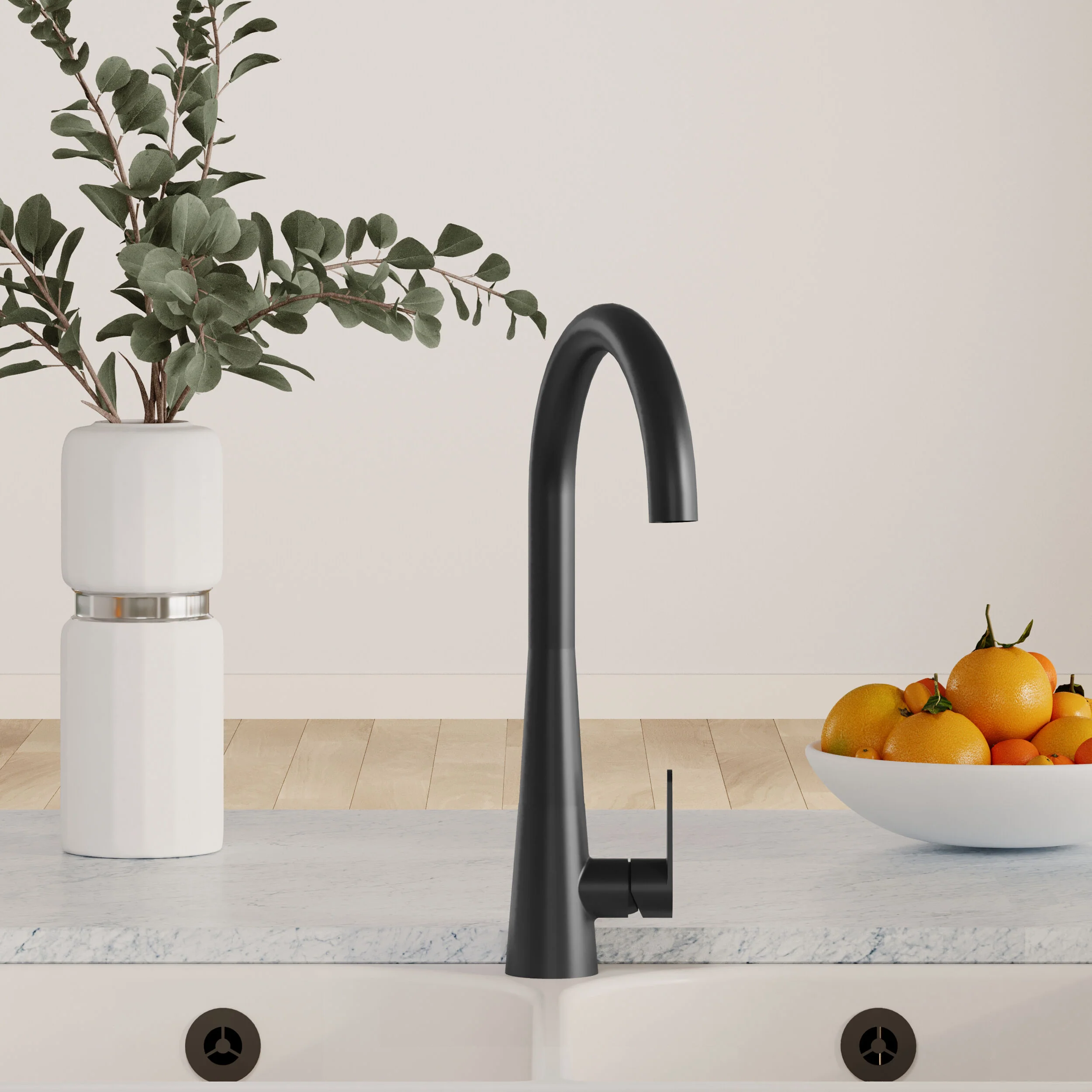Tatenhill Kitchen Mono Sink Mixer Tap - Single or Dual Lever, Choice of Colour - Image 12