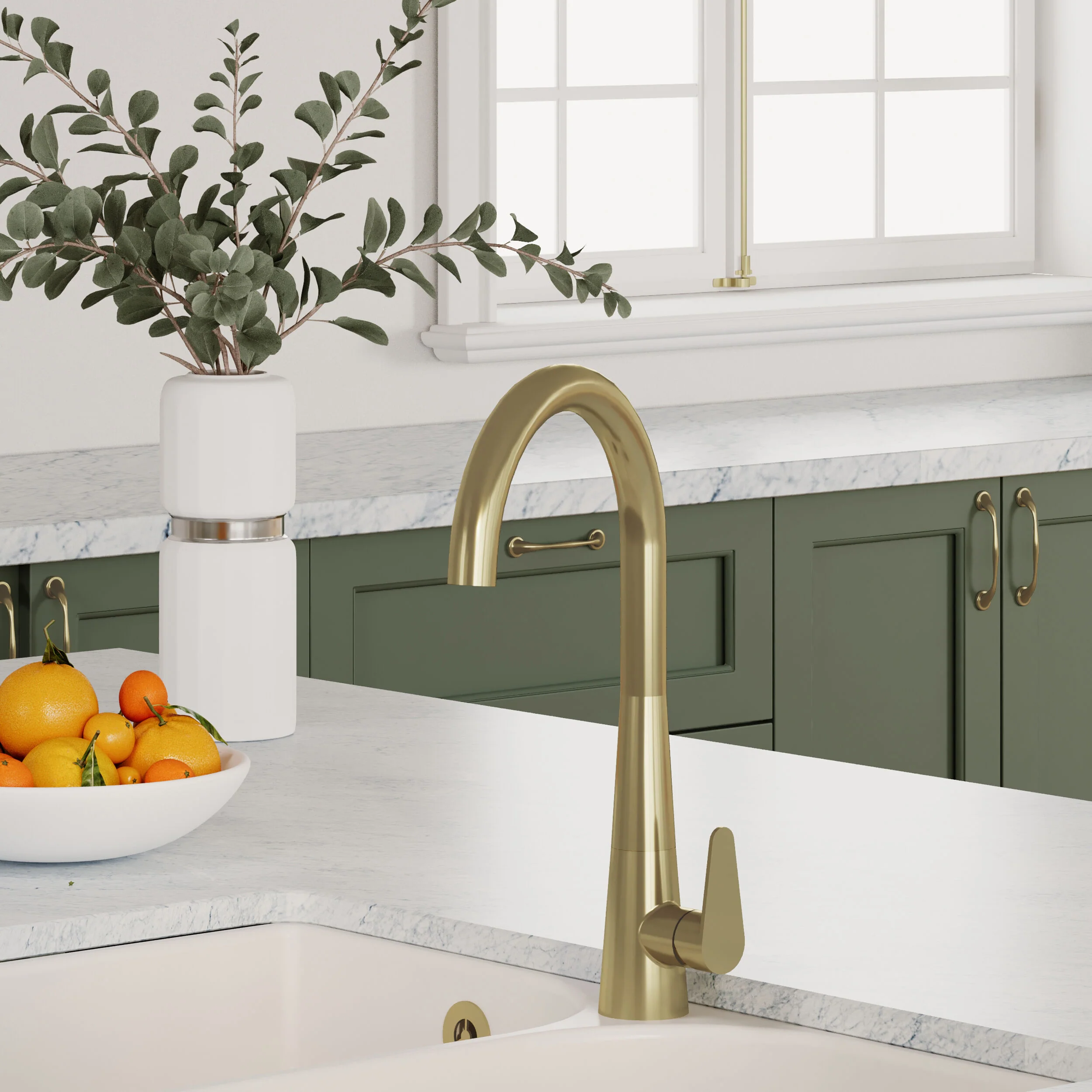 Tatenhill Kitchen Mono Sink Mixer Tap - Single or Dual Lever, Choice of Colour - Image 24