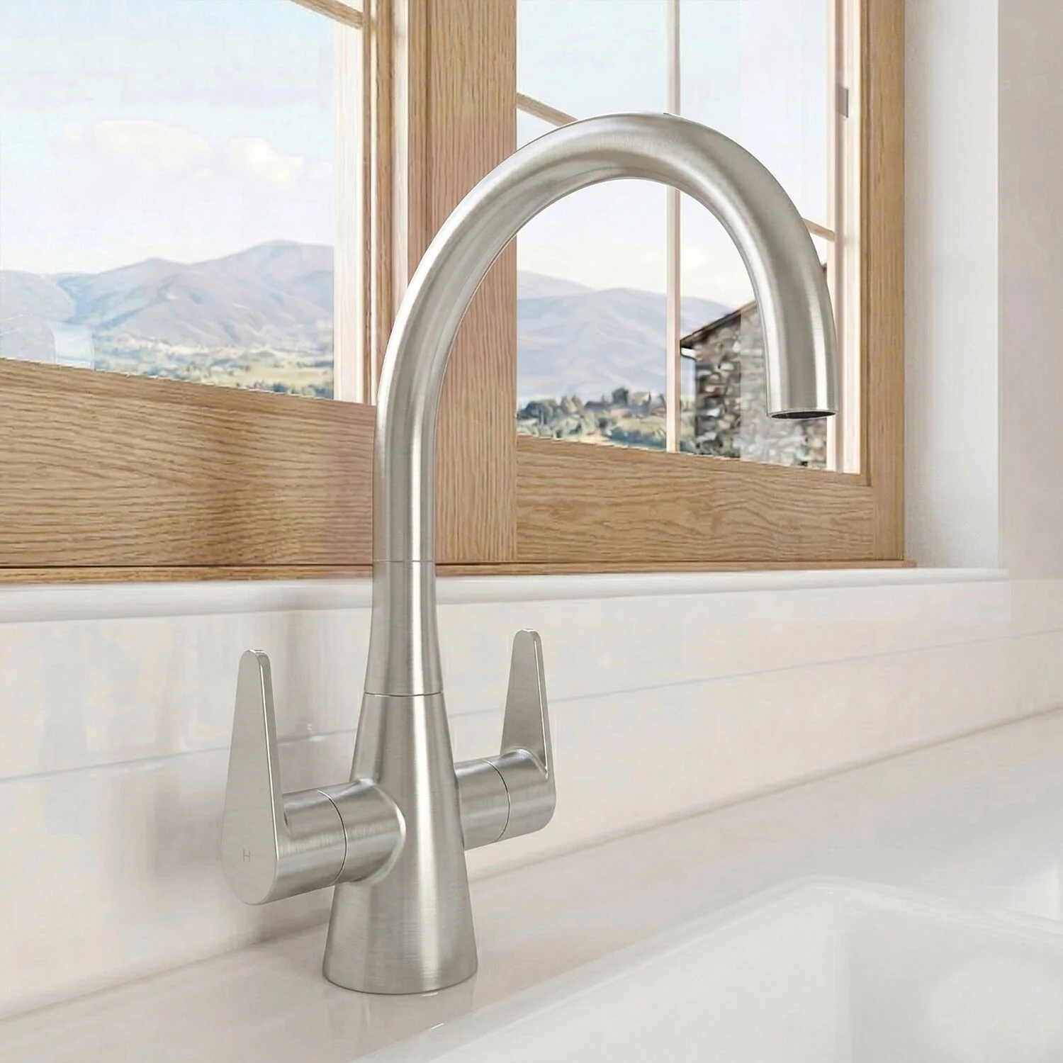Tatenhill Kitchen Mono Sink Mixer Tap - Single or Dual Lever, Choice of Colour - Image 5