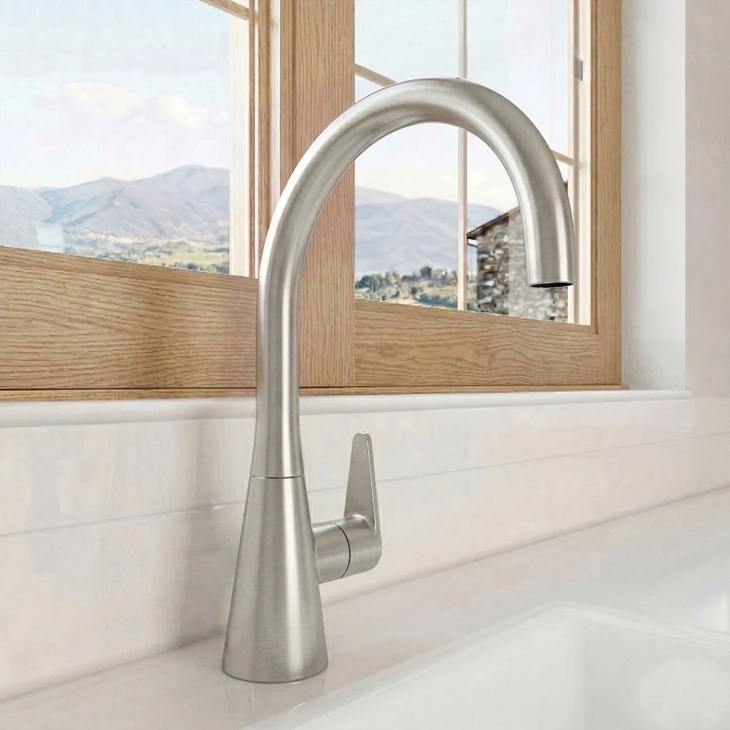 Tatenhill Kitchen Mono Sink Mixer Tap - Single or Dual Lever, Choice of Colour - Image 6