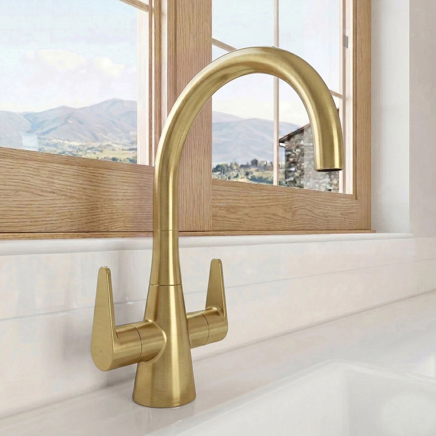 Tatenhill Kitchen Mono Sink Mixer Tap - Single or Dual Lever, Choice of Colour - Image 7