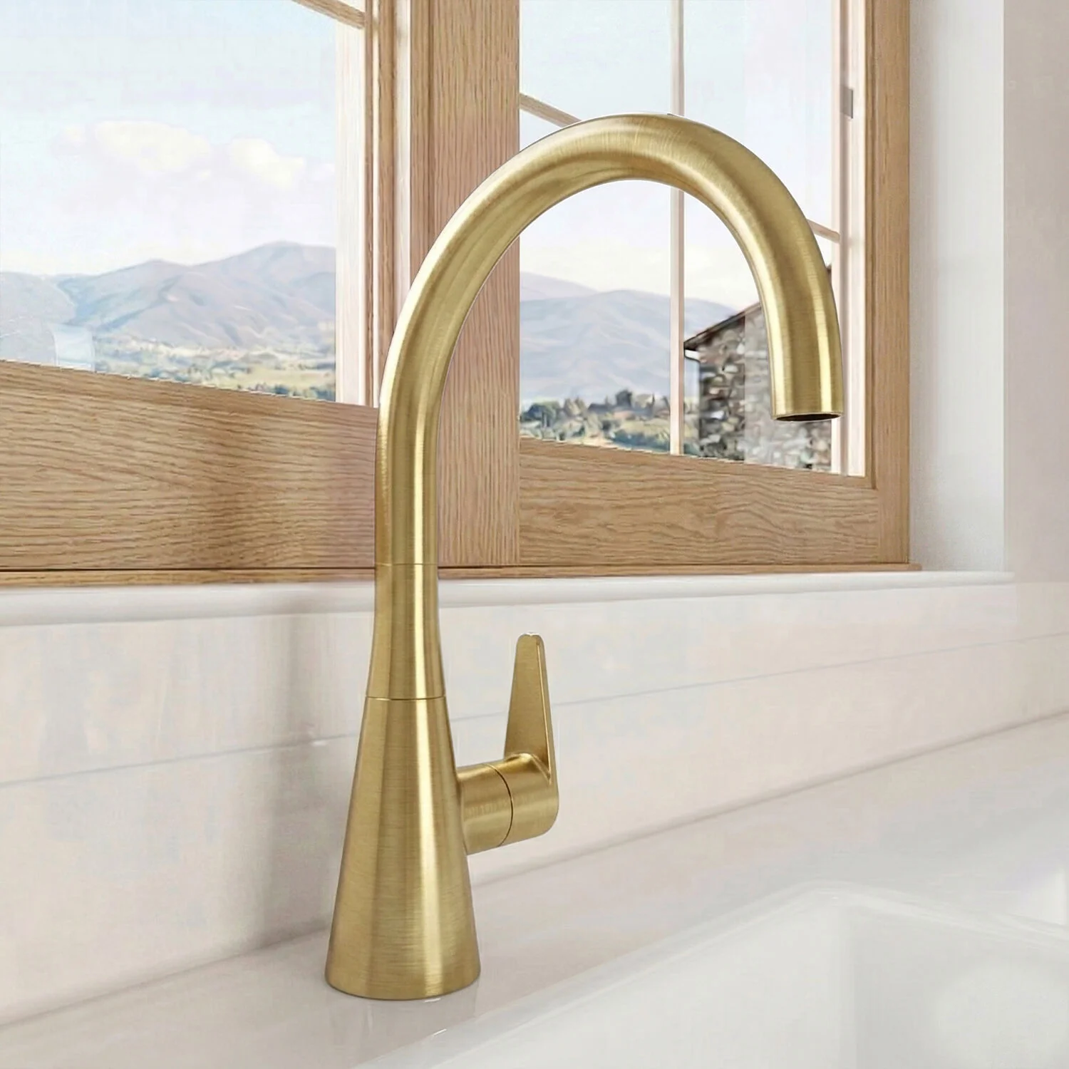 Tatenhill Kitchen Mono Sink Mixer Tap - Single or Dual Lever, Choice of Colour - Image 8