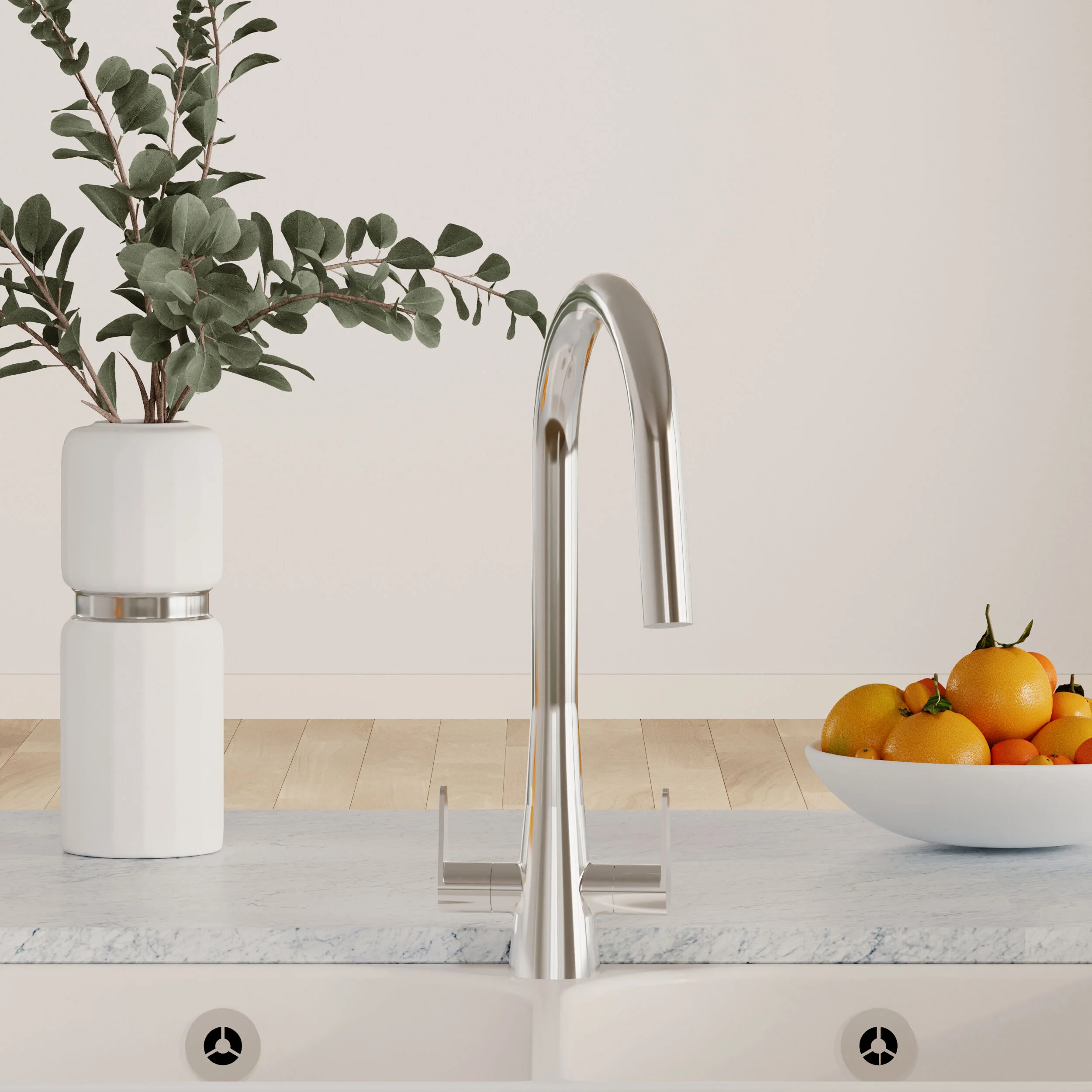 Tatenhill Kitchen Mono Sink Mixer Tap - Single or Dual Lever, Choice of Colour - Image 9