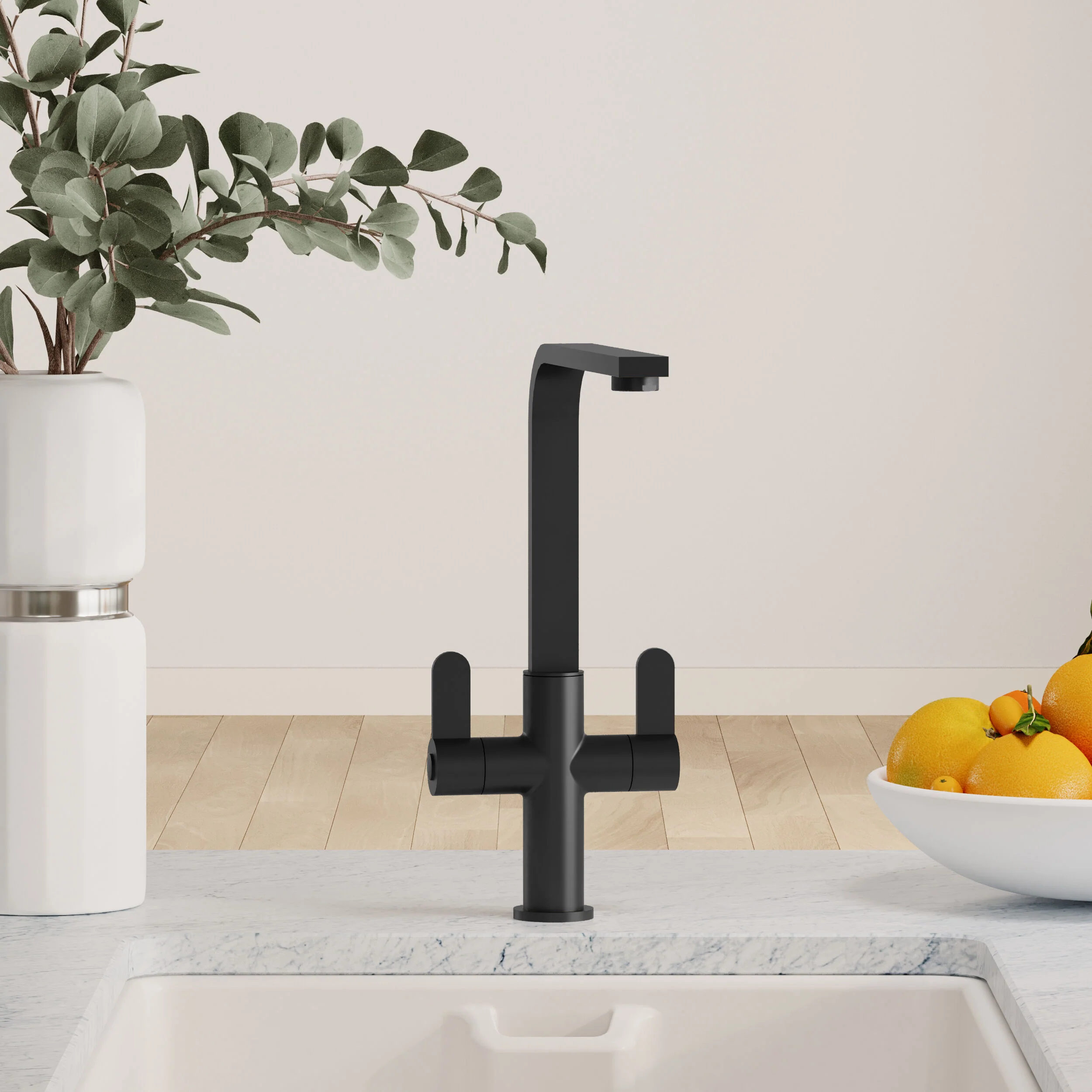 Ipstones Kitchen Mono Mixer Tap - Single or Dual Lever, Choice of Colour - Image 11