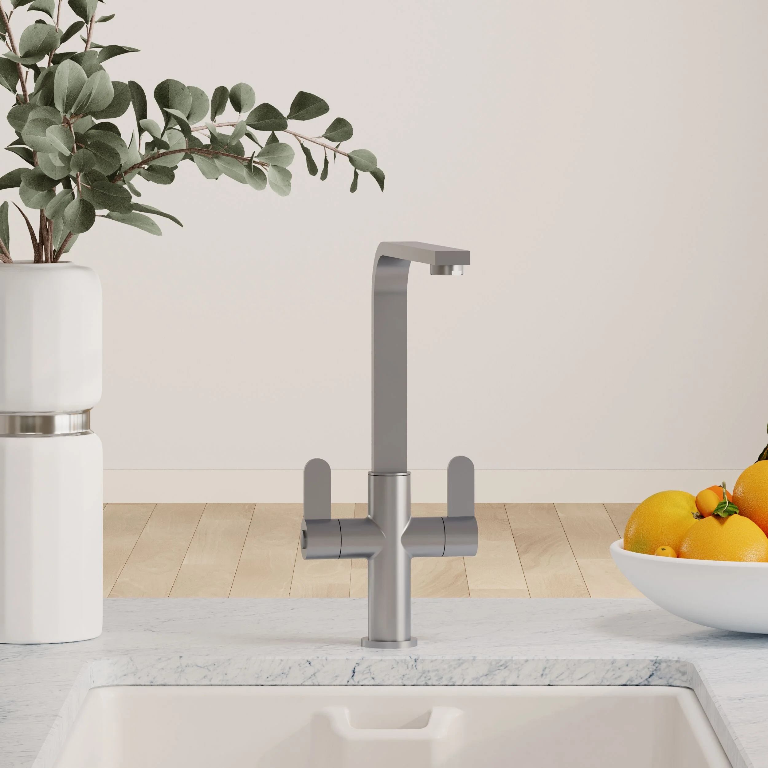 Ipstones Kitchen Mono Mixer Tap - Single or Dual Lever, Choice of Colour - Image 13