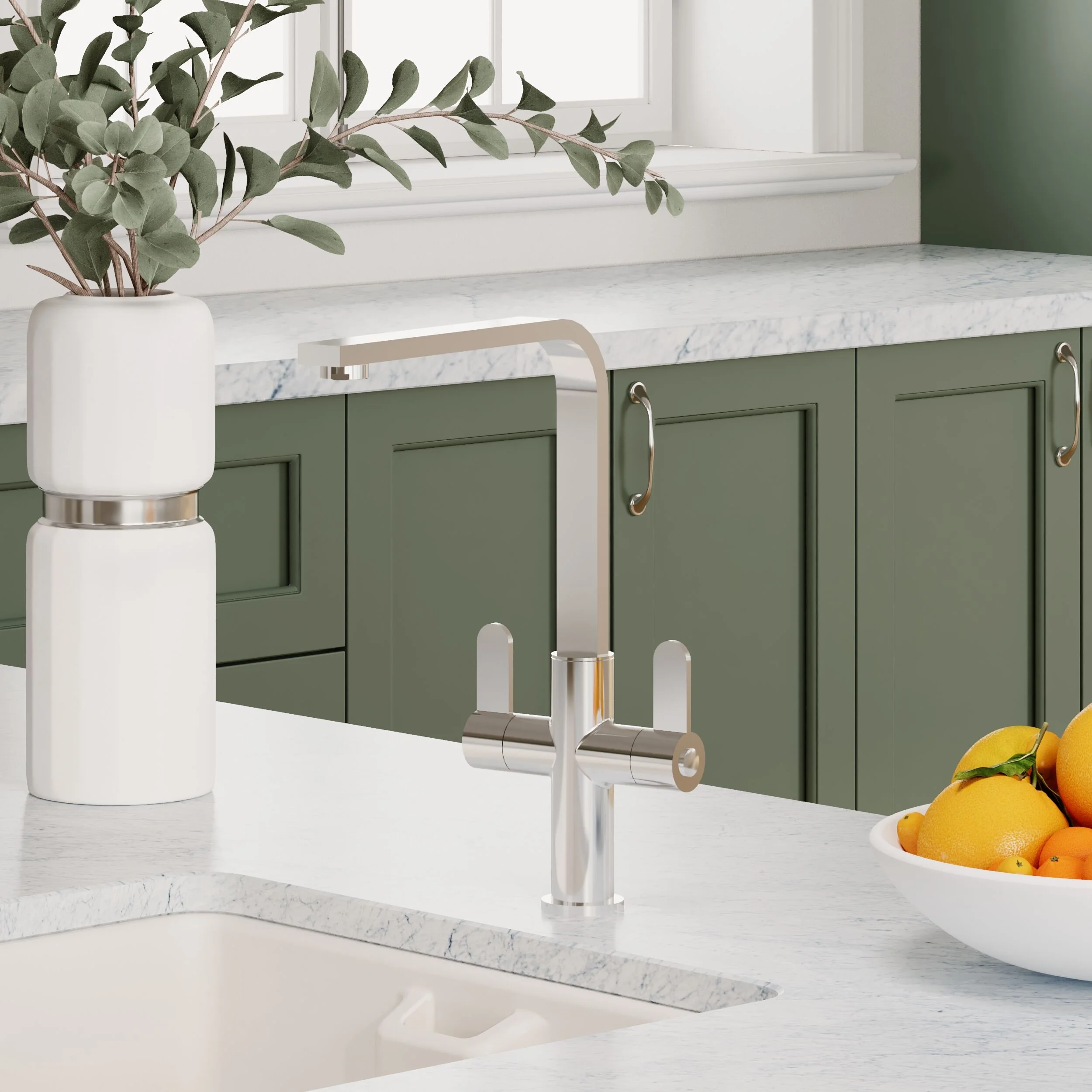 Ipstones Kitchen Mono Mixer Tap - Single or Dual Lever, Choice of Colour - Image 17