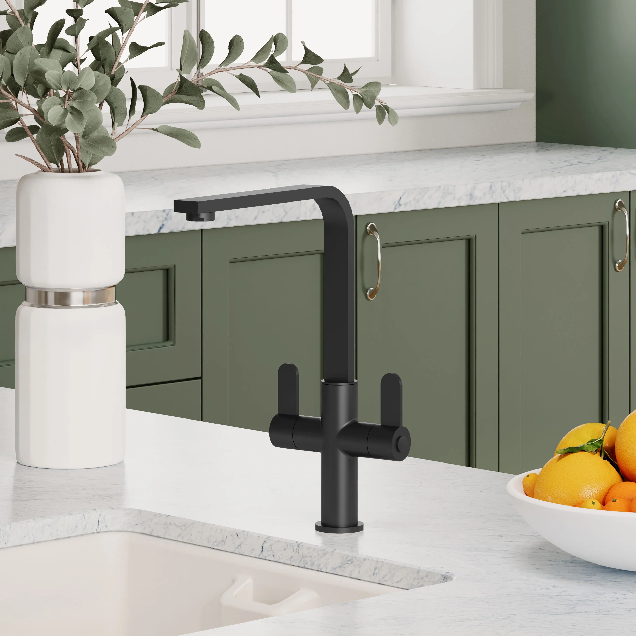 Ipstones Kitchen Mono Mixer Tap - Single or Dual Lever, Choice of Colour - Image 19