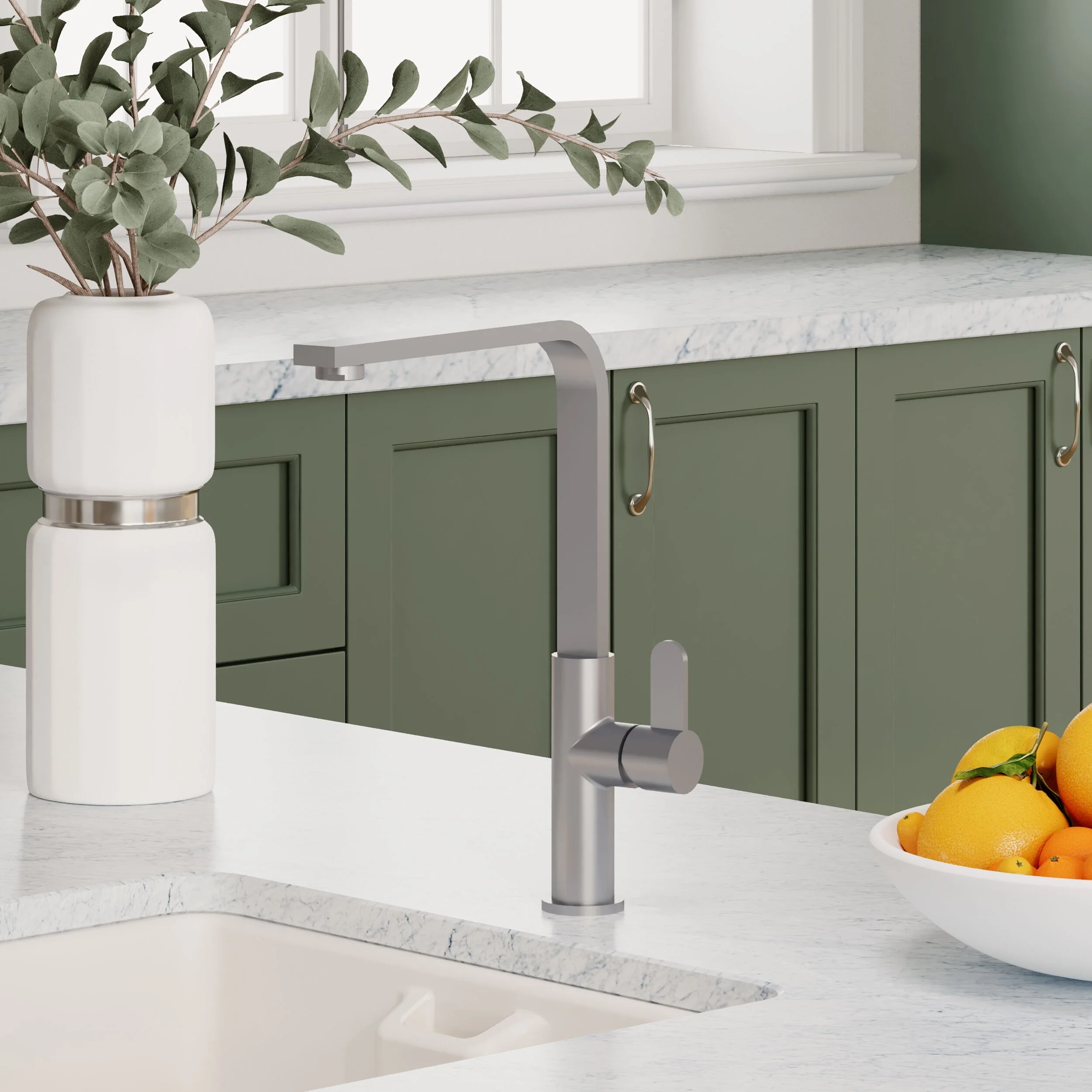 Ipstones Kitchen Mono Mixer Tap - Single or Dual Lever, Choice of Colour - Image 22