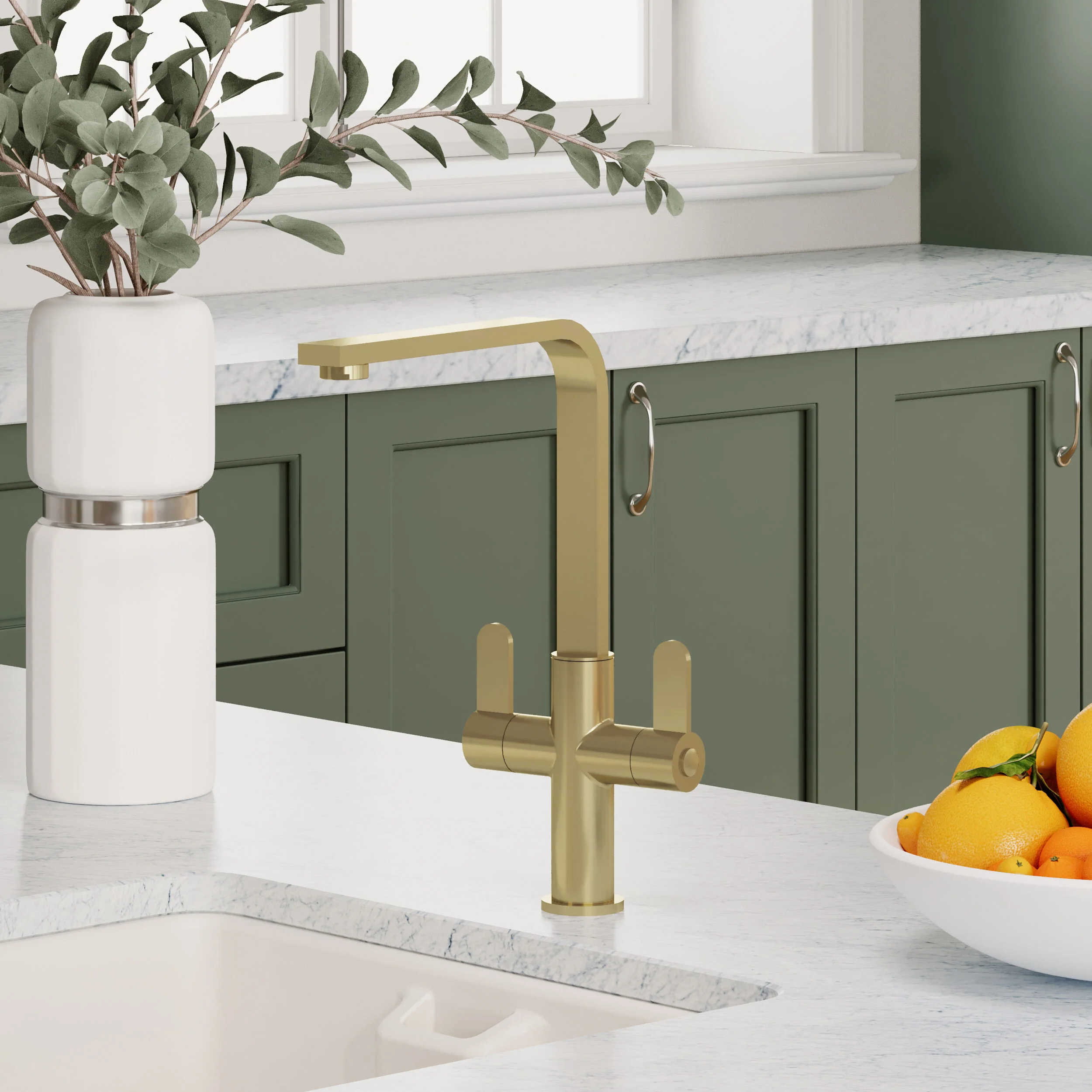 Ipstones Kitchen Mono Mixer Tap - Single or Dual Lever, Choice of Colour - Image 23
