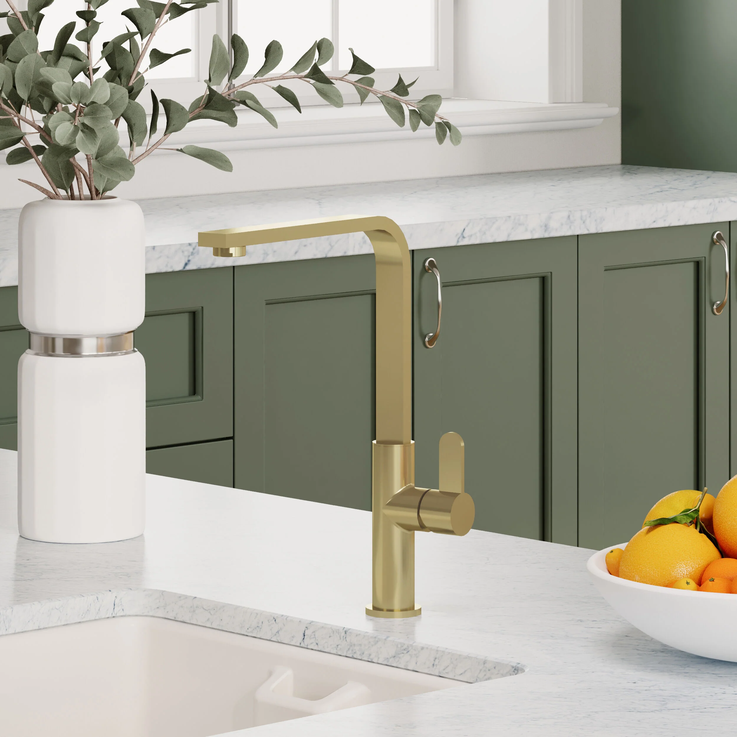 Ipstones Kitchen Mono Mixer Tap - Single or Dual Lever, Choice of Colour - Image 24