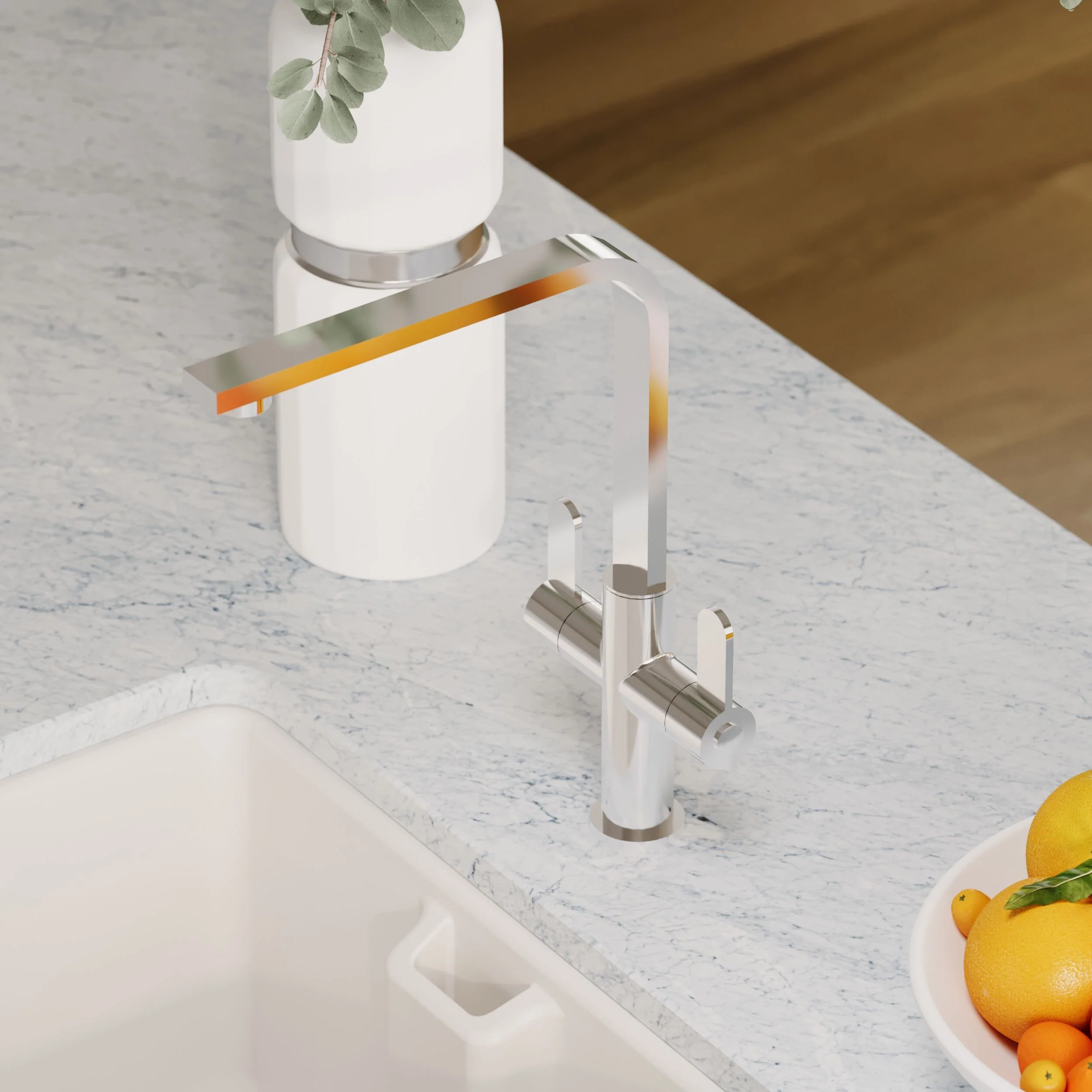 Ipstones Kitchen Mono Mixer Tap - Single or Dual Lever, Choice of Colour - Image 25