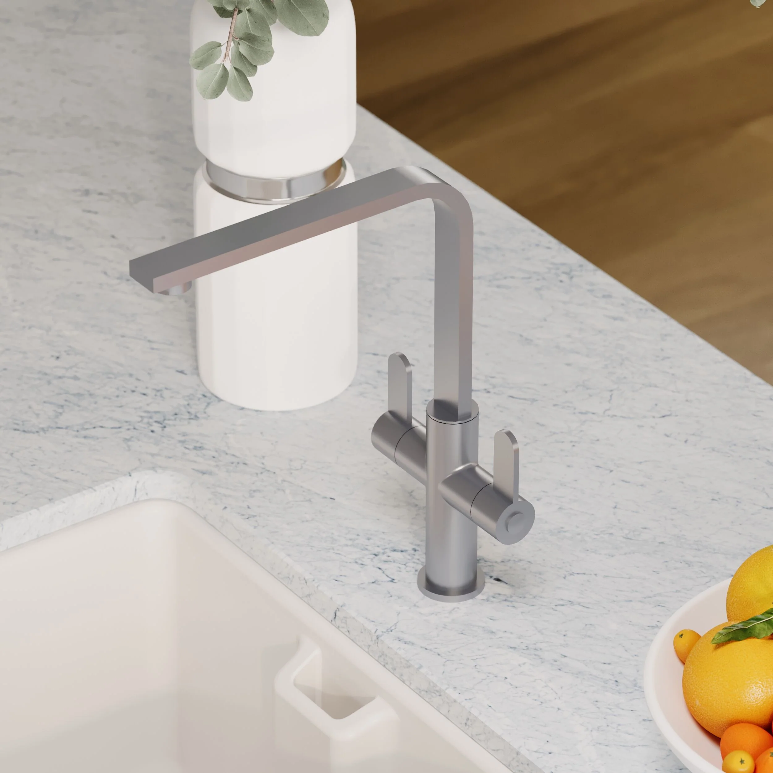 Ipstones Kitchen Mono Mixer Tap - Single or Dual Lever, Choice of Colour - Image 29