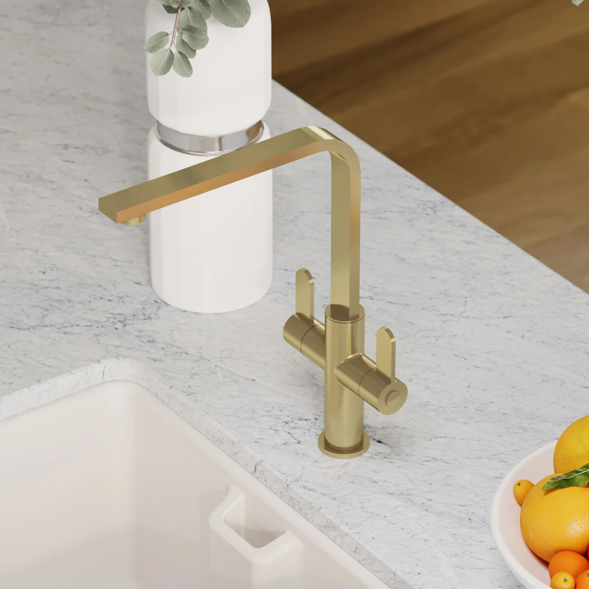 Ipstones Kitchen Mono Mixer Tap - Single or Dual Lever, Choice of Colour - Image 31