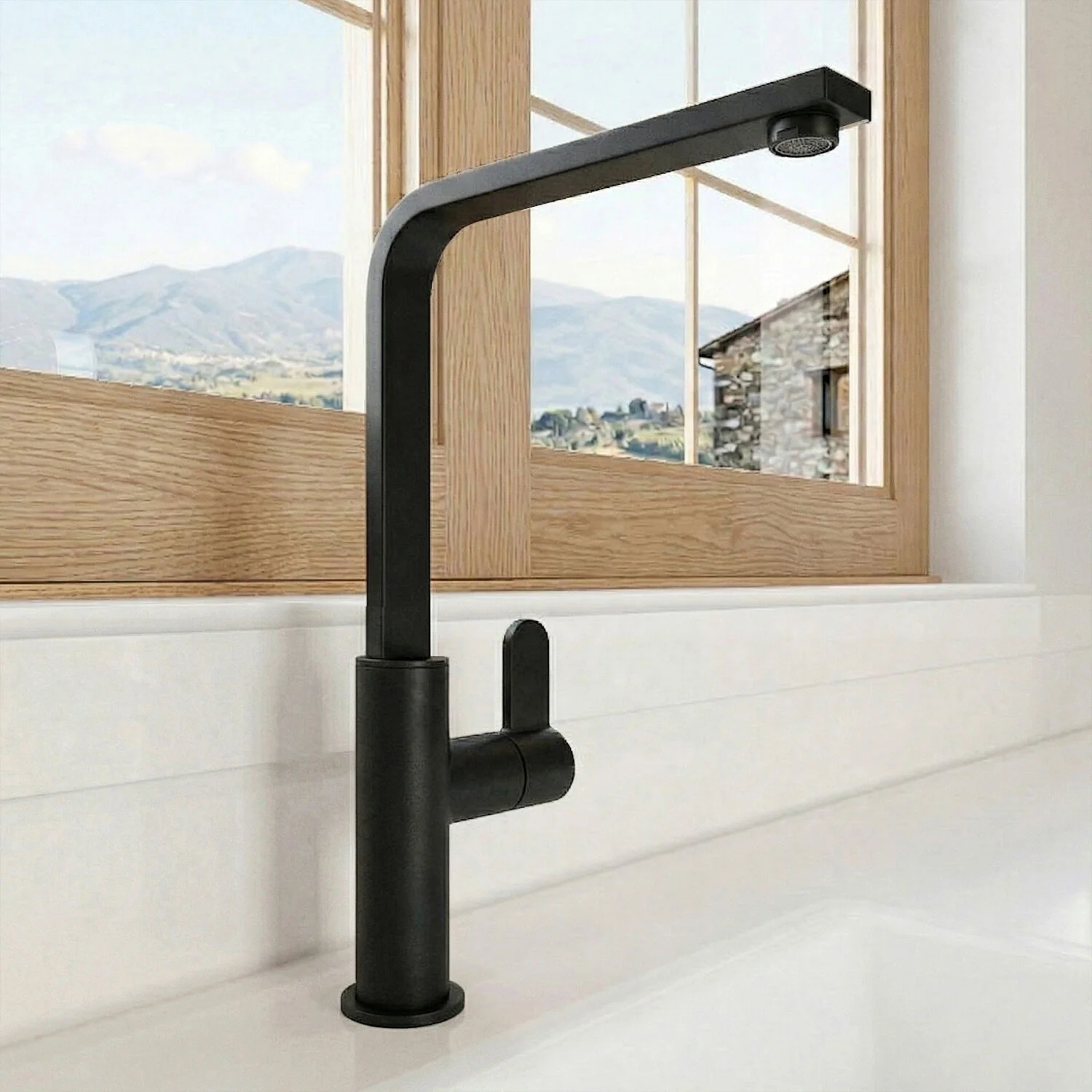 Ipstones Kitchen Mono Mixer Tap - Single or Dual Lever, Choice of Colour - Image 4