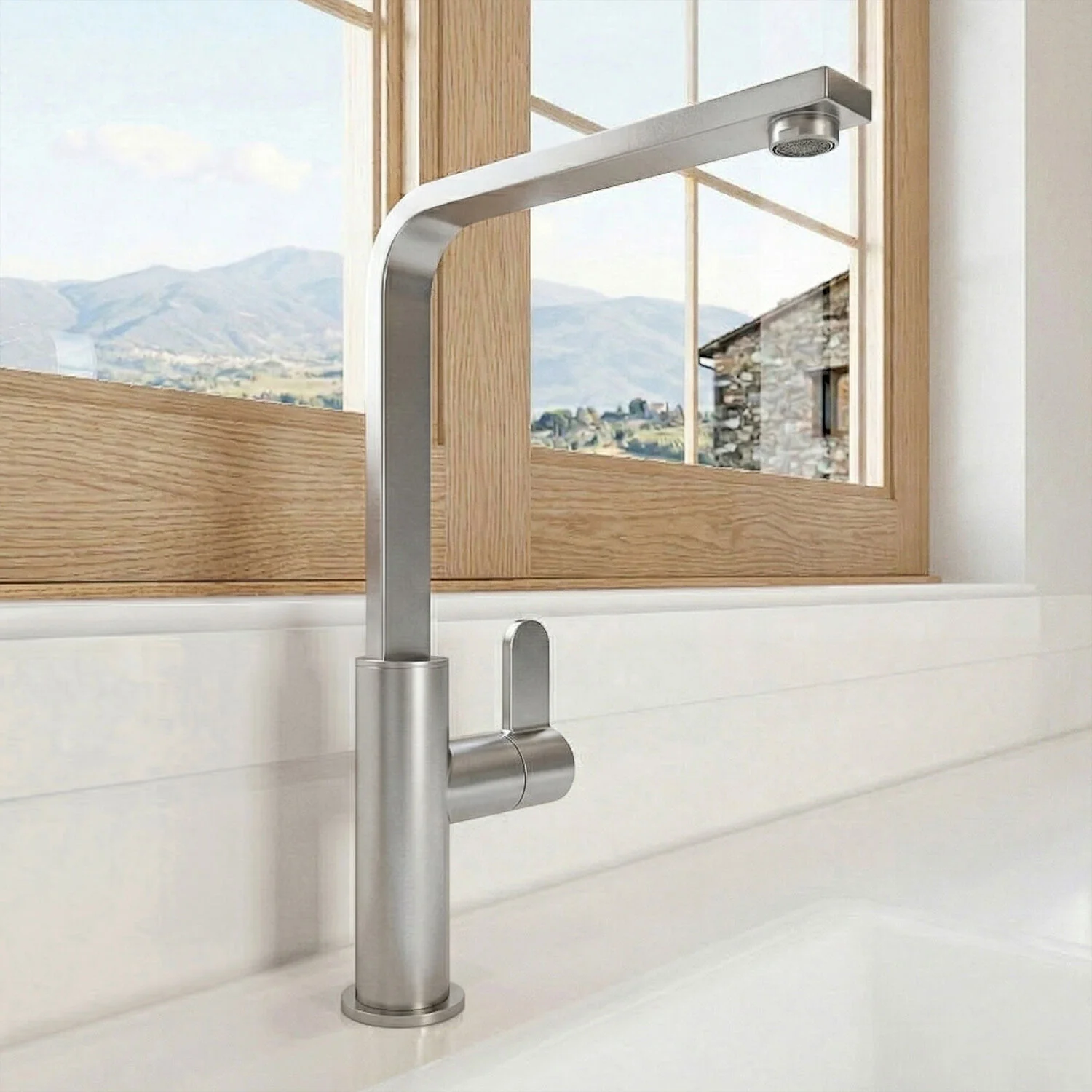 Ipstones Kitchen Mono Mixer Tap - Single or Dual Lever, Choice of Colour - Image 6