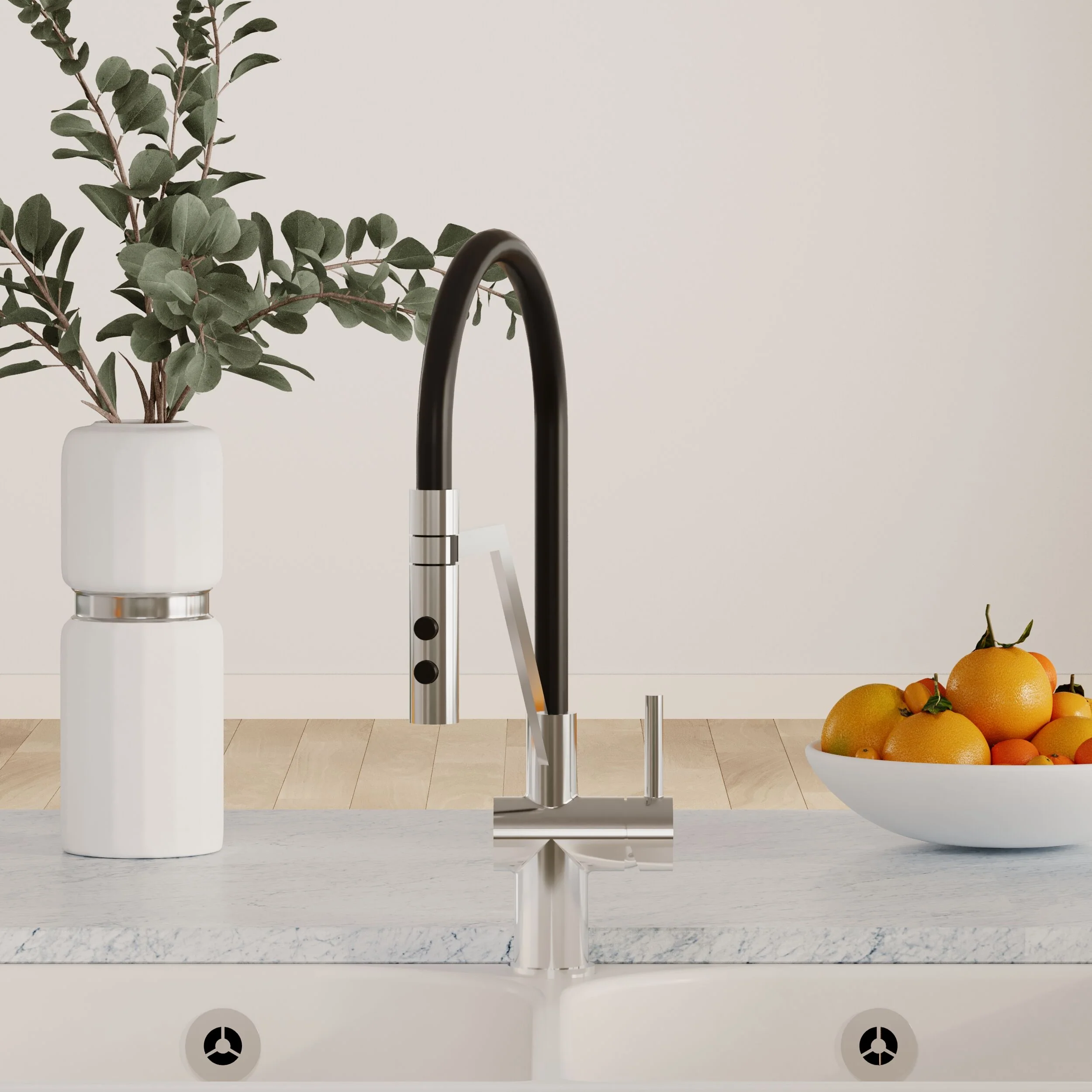 Haughton Kitchen Mono Mixer Tap - Single or Dual Lever, Choice of Colour - Image 10