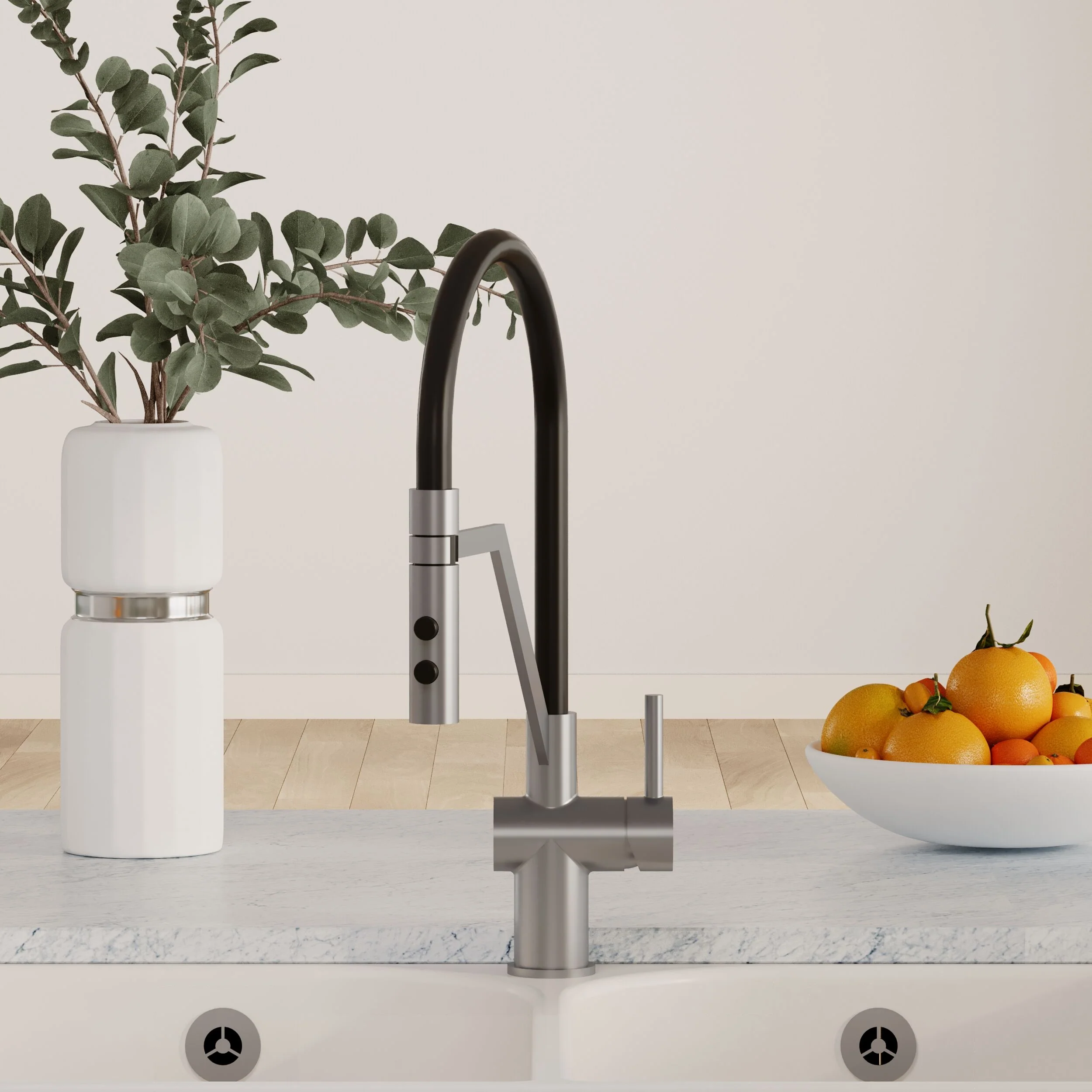 Haughton Kitchen Mono Mixer Tap - Single or Dual Lever, Choice of Colour - Image 14