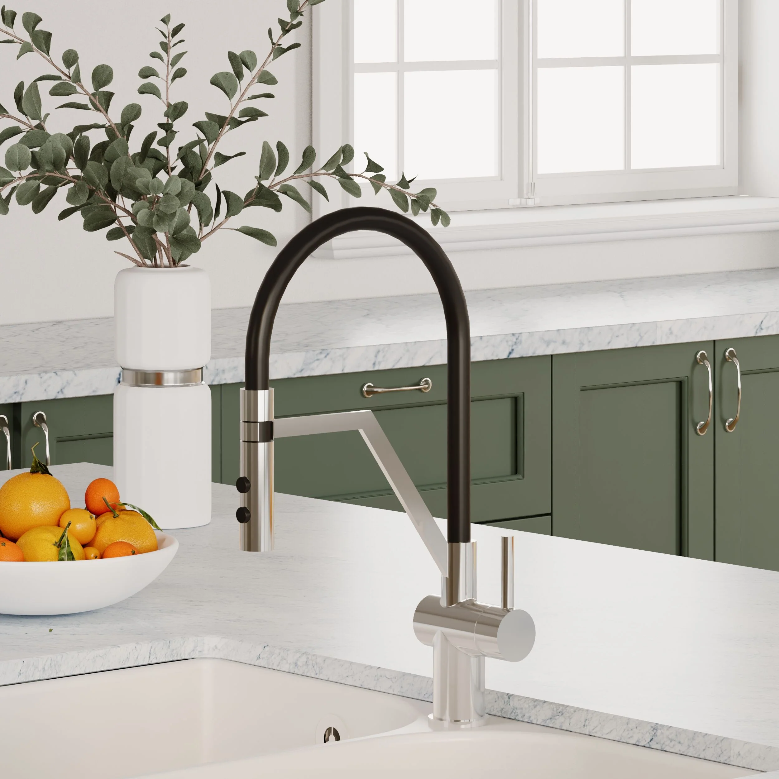 Haughton Kitchen Mono Mixer Tap - Single or Dual Lever, Choice of Colour - Image 18