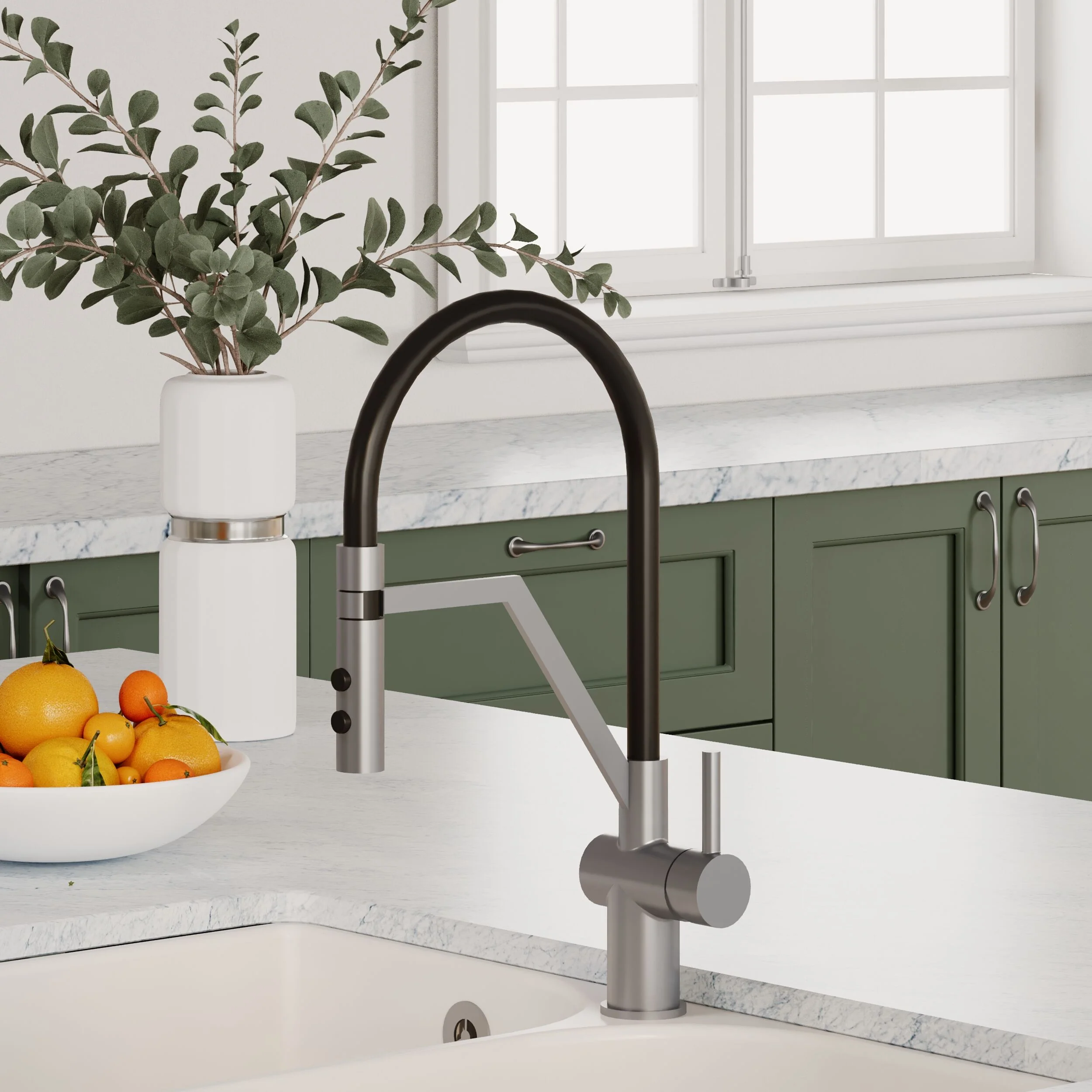 Haughton Kitchen Mono Mixer Tap - Single or Dual Lever, Choice of Colour - Image 22
