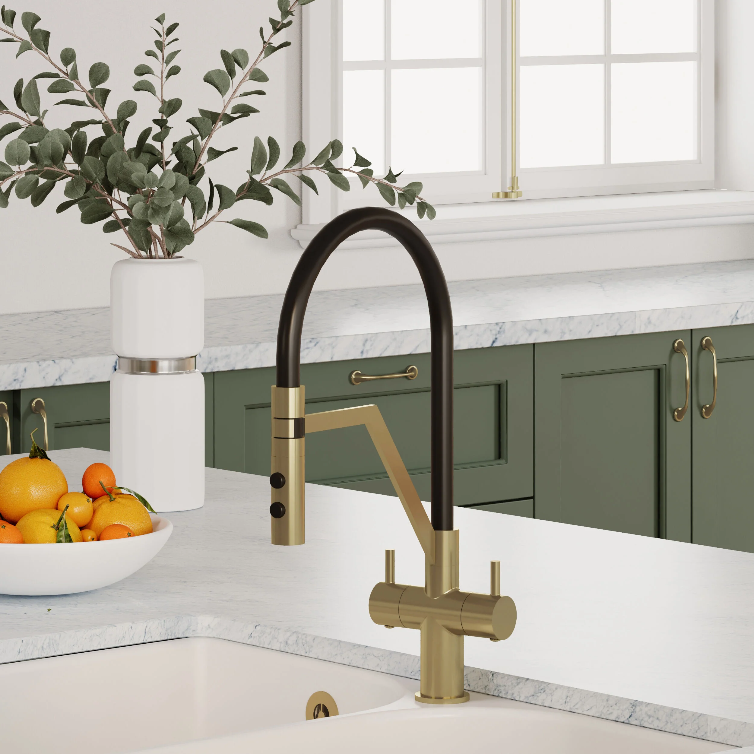 Haughton Kitchen Mono Mixer Tap - Single or Dual Lever, Choice of Colour - Image 23