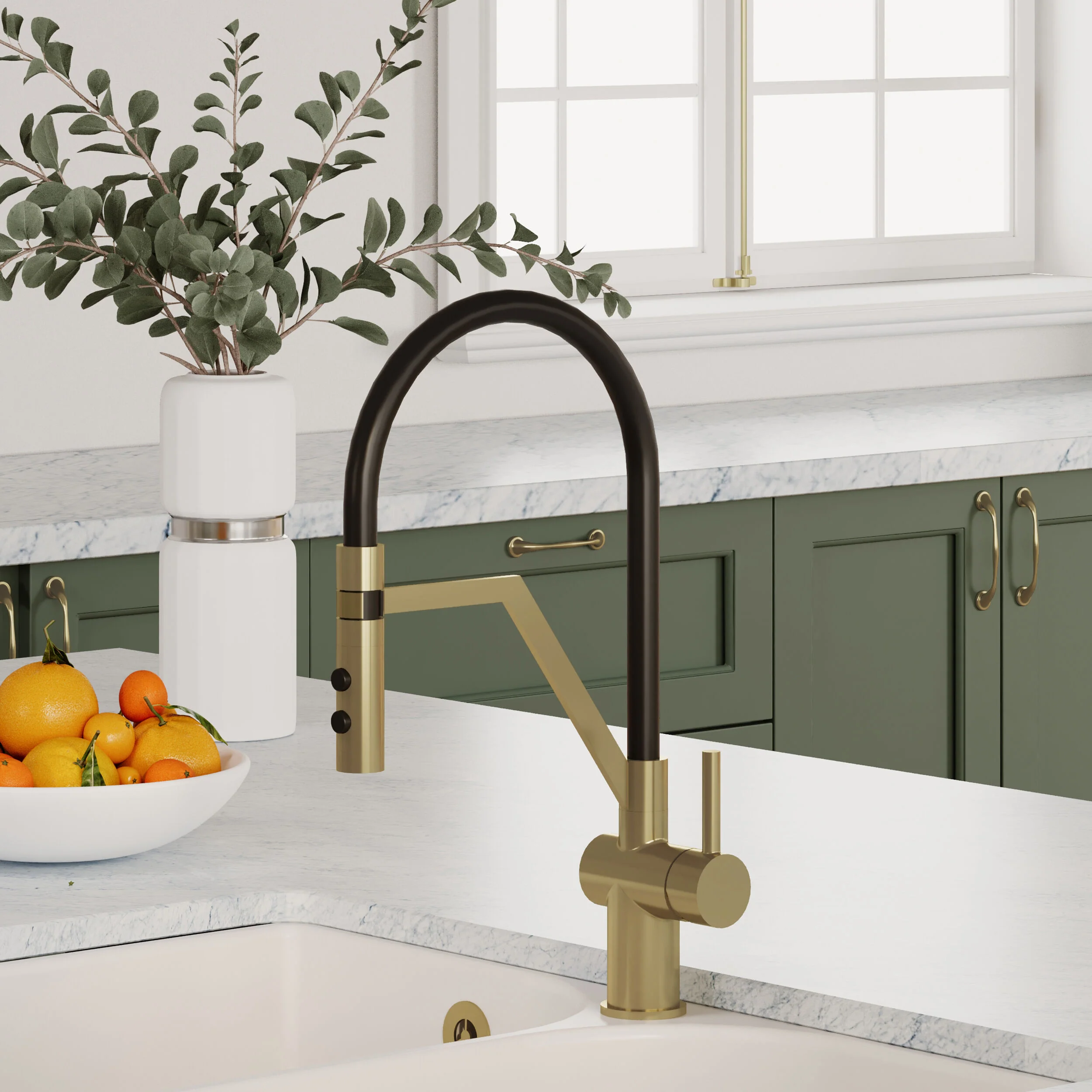 Haughton Kitchen Mono Mixer Tap - Single or Dual Lever, Choice of Colour - Image 24
