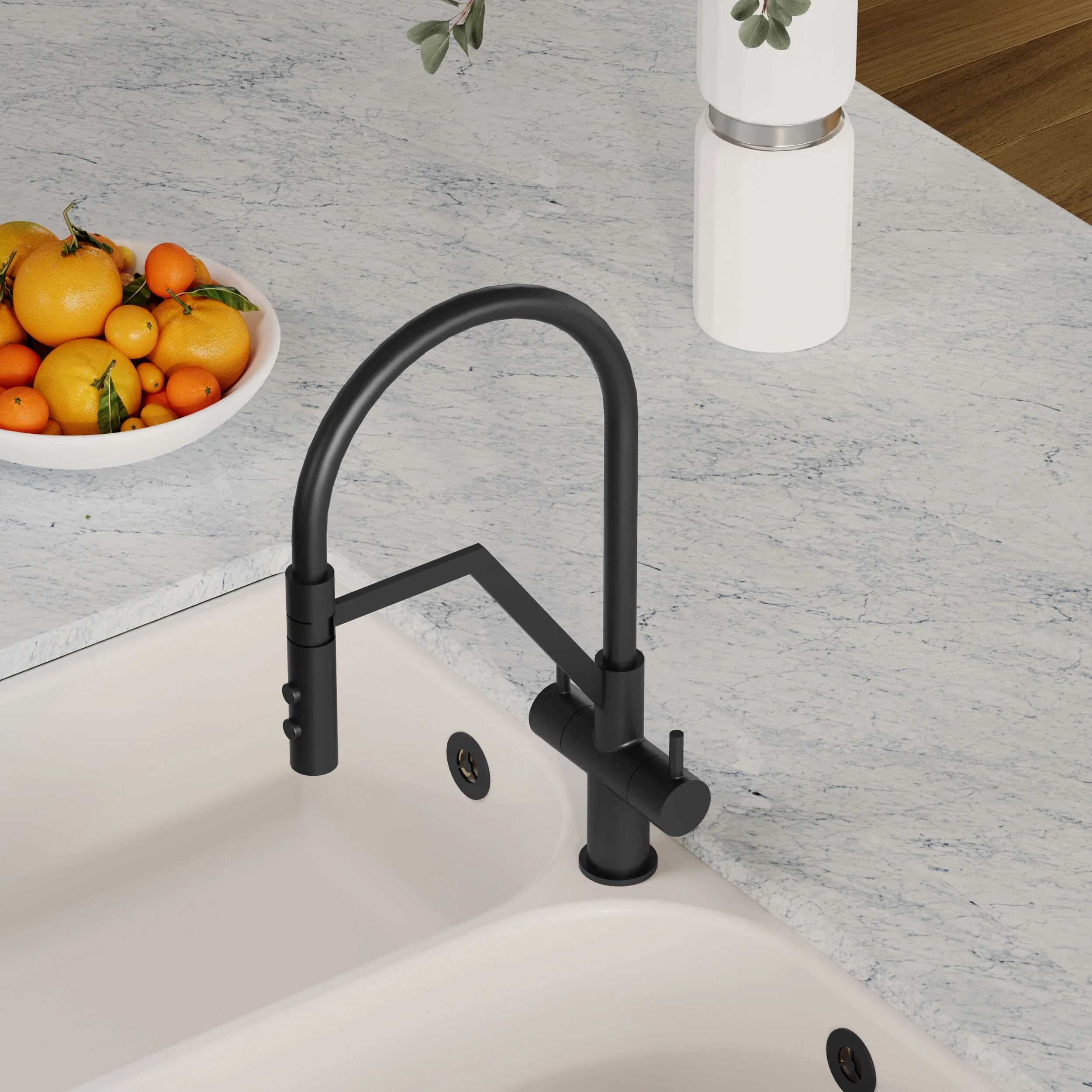 Haughton Kitchen Mono Mixer Tap - Single or Dual Lever, Choice of Colour - Image 27