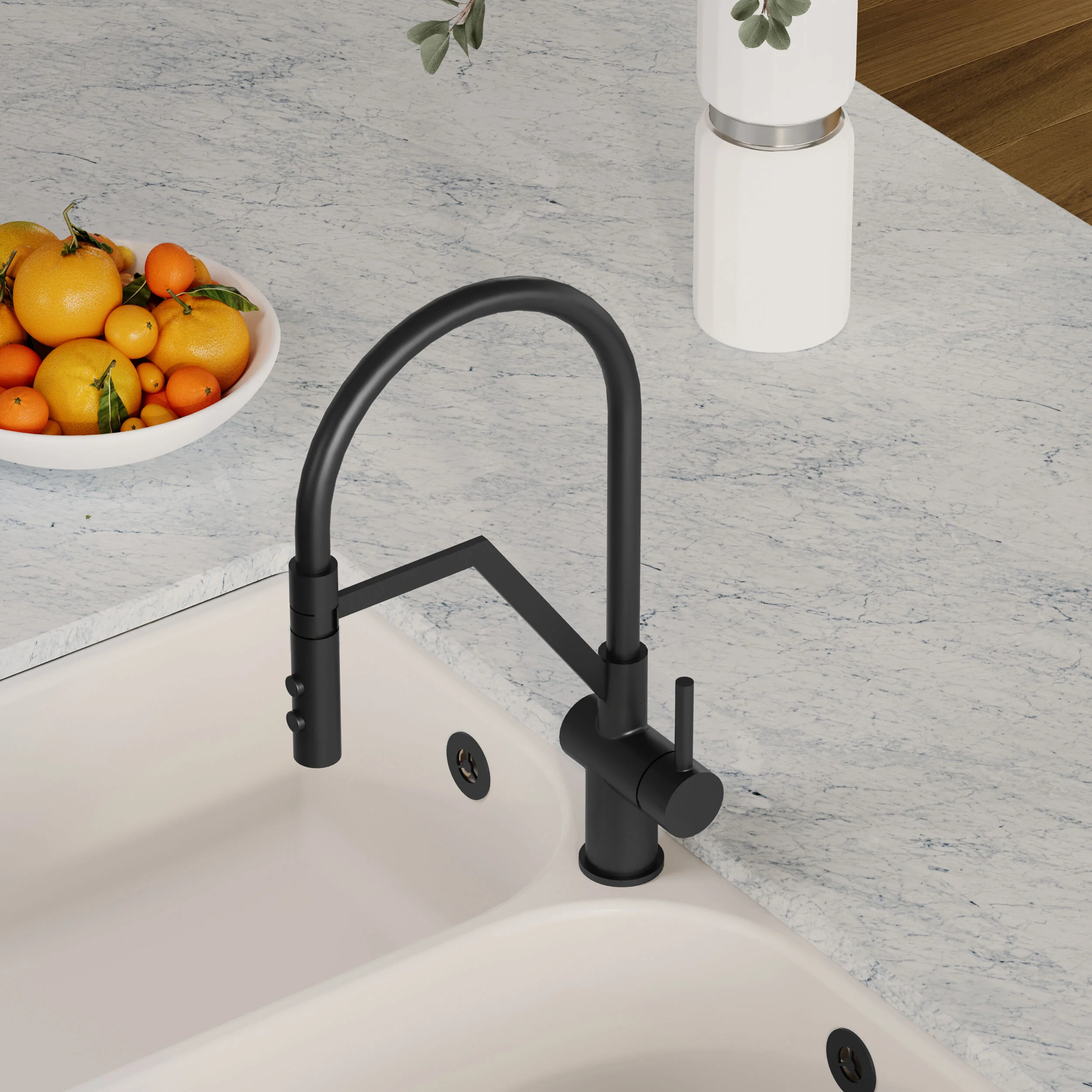 Haughton Kitchen Mono Mixer Tap - Single or Dual Lever, Choice of Colour - Image 28