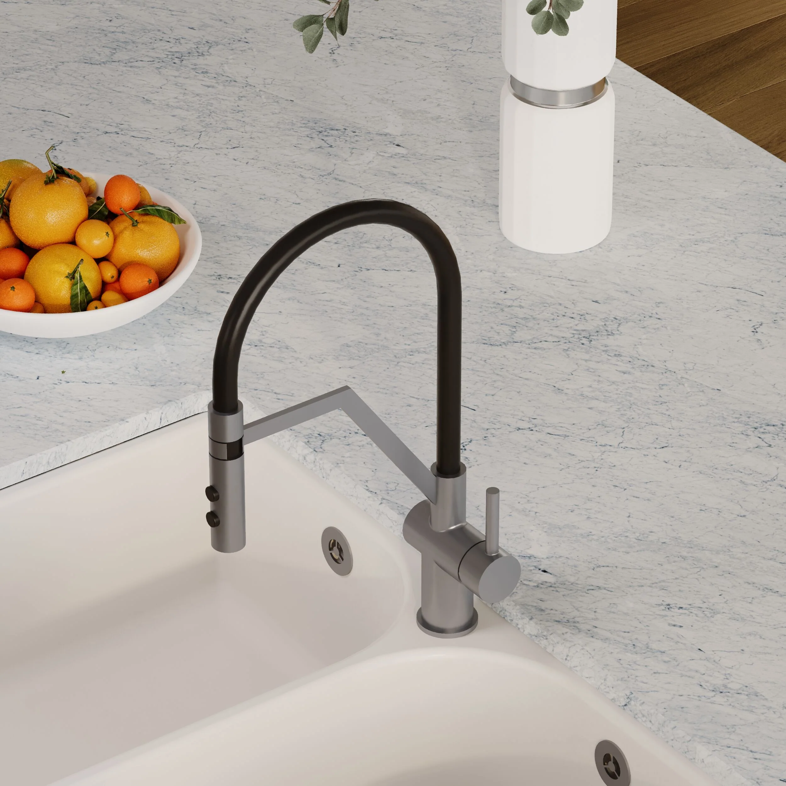 Haughton Kitchen Mono Mixer Tap - Single or Dual Lever, Choice of Colour - Image 30
