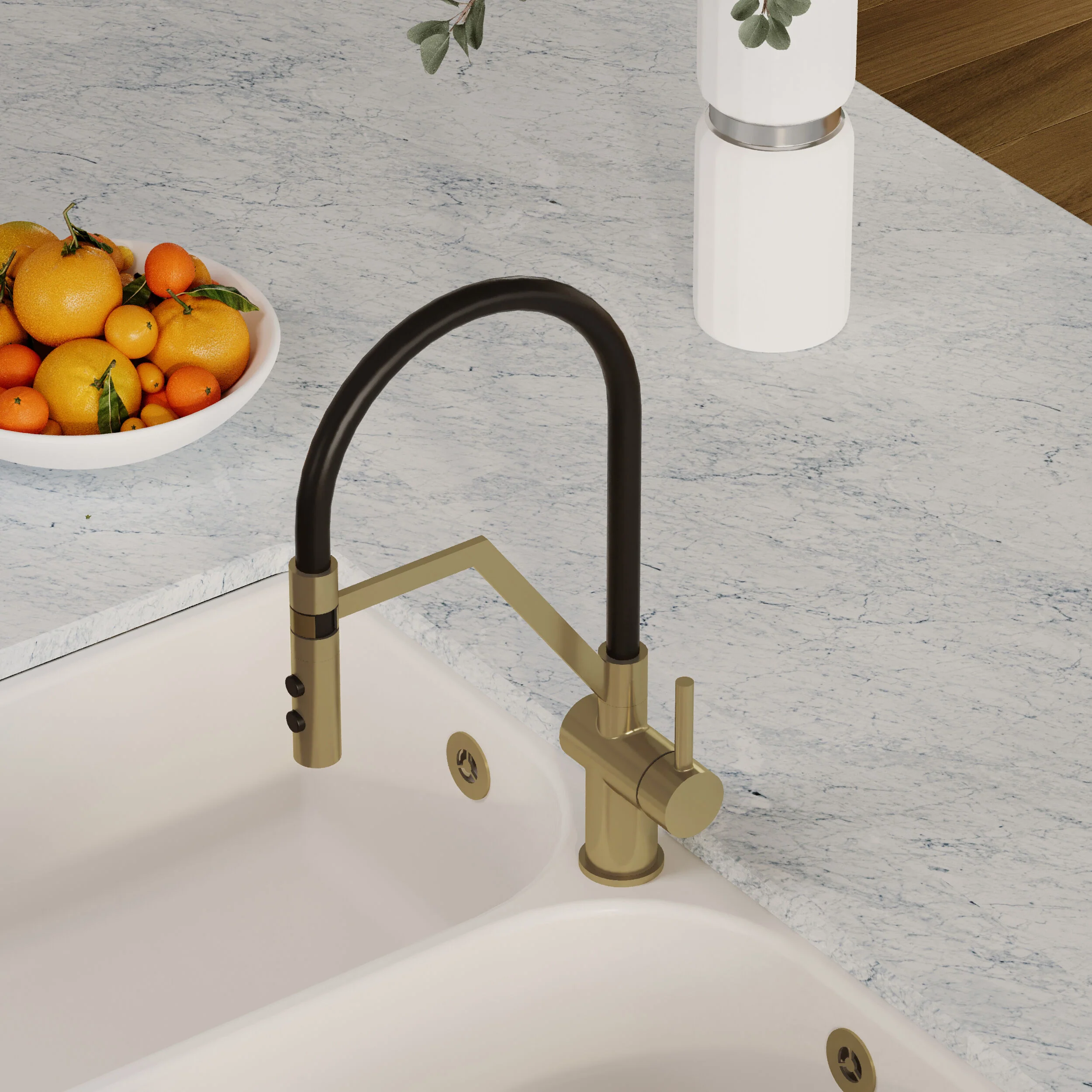 Haughton Kitchen Mono Mixer Tap - Single or Dual Lever, Choice of Colour - Image 32