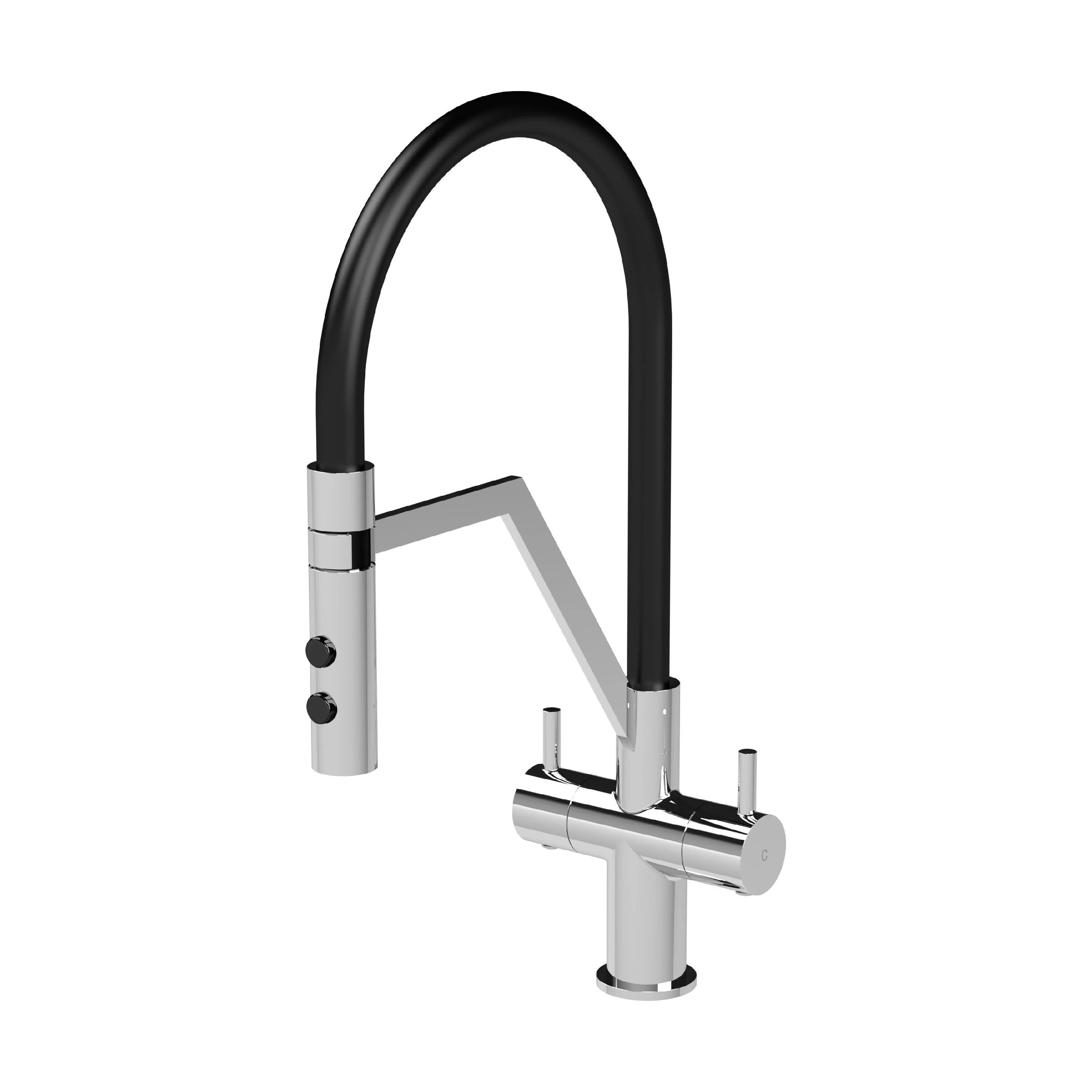 Haughton Kitchen Mono Mixer Tap - Single or Dual Lever, Choice of Colour - Image 33