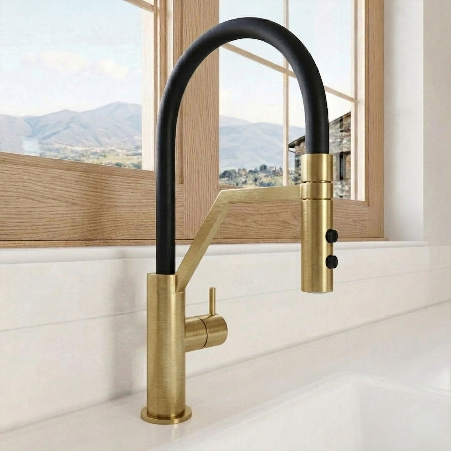 Haughton Kitchen Mono Mixer Tap - Single or Dual Lever, Choice of Colour - Image 8