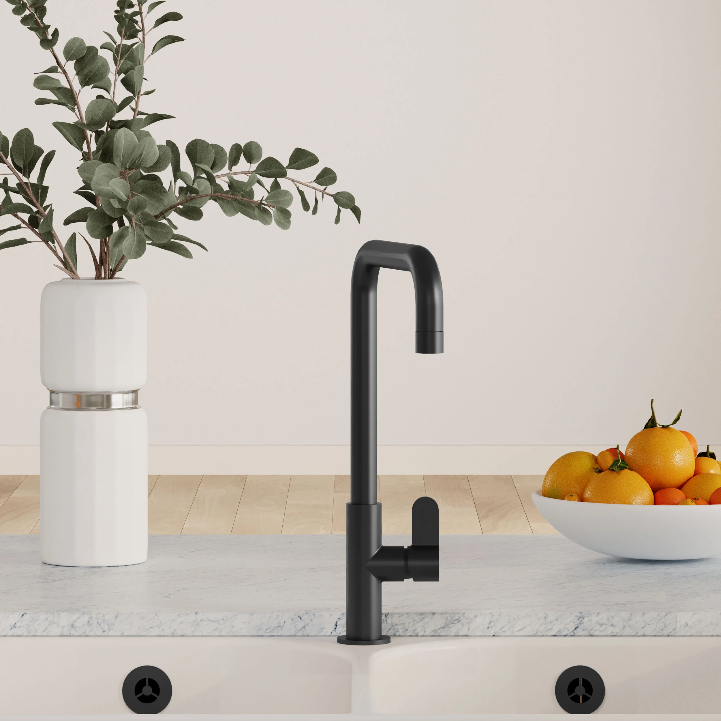Warslow Kitchen Mono Mixer Tap - Single or Dual Lever, Choice of Colour - Image 12