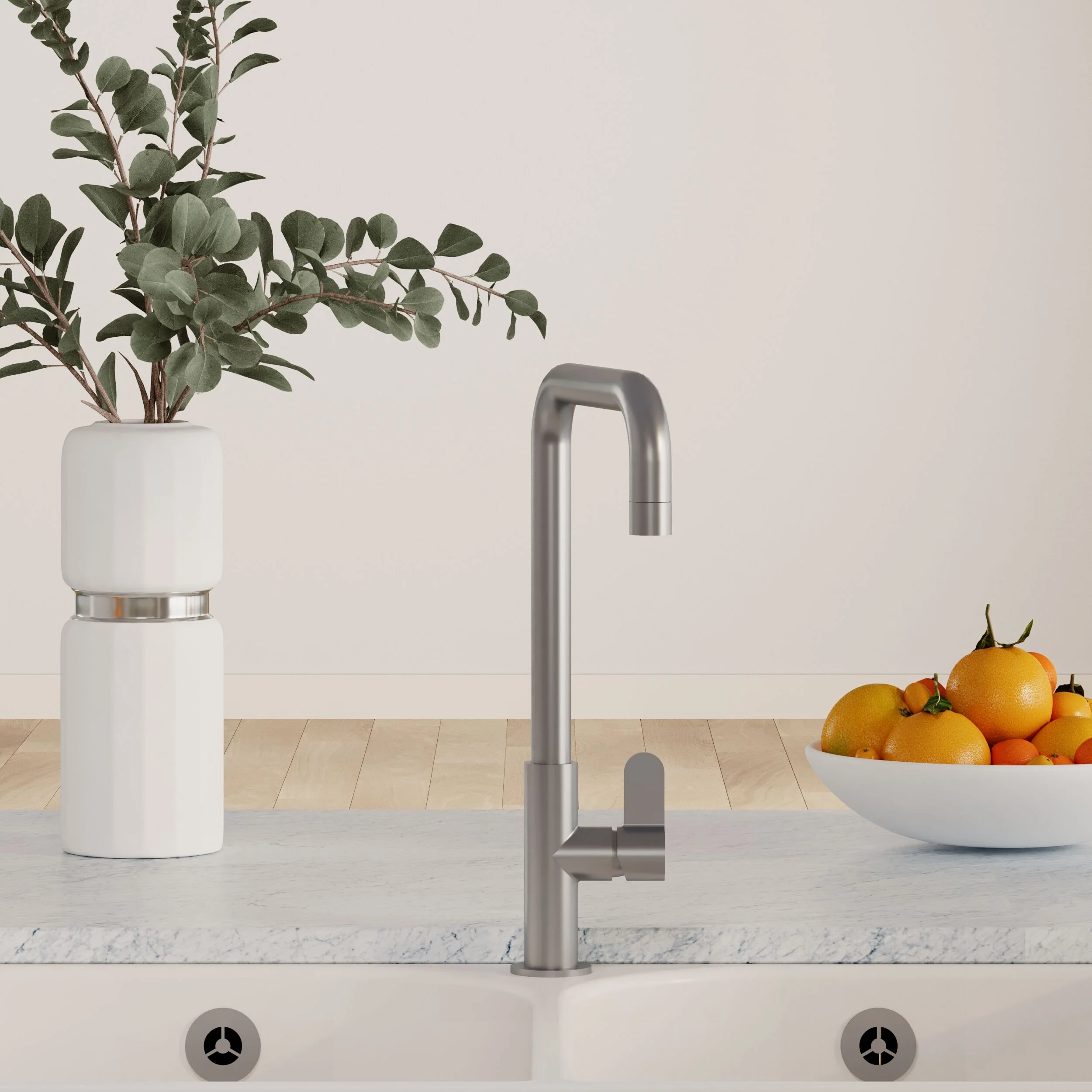 Warslow Kitchen Mono Mixer Tap - Single or Dual Lever, Choice of Colour - Image 14