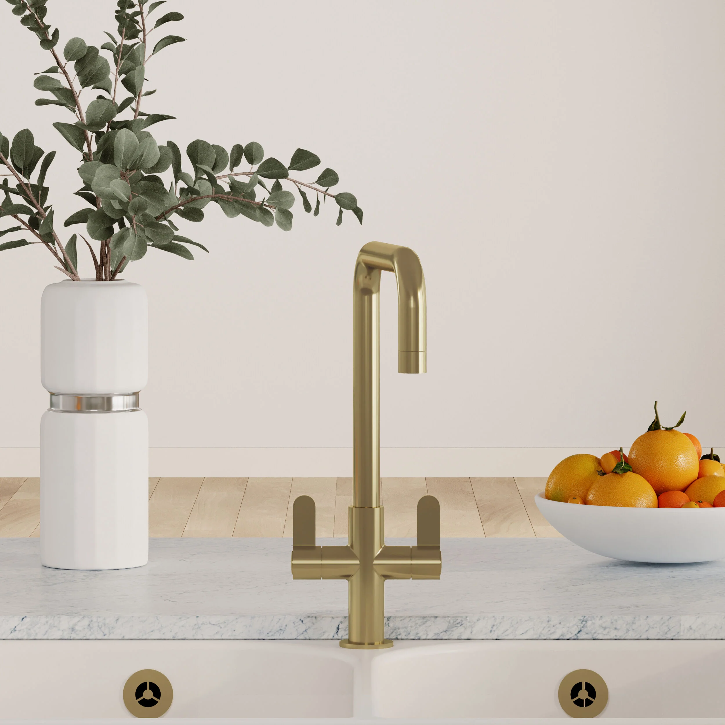 Warslow Kitchen Mono Mixer Tap - Single or Dual Lever, Choice of Colour - Image 15