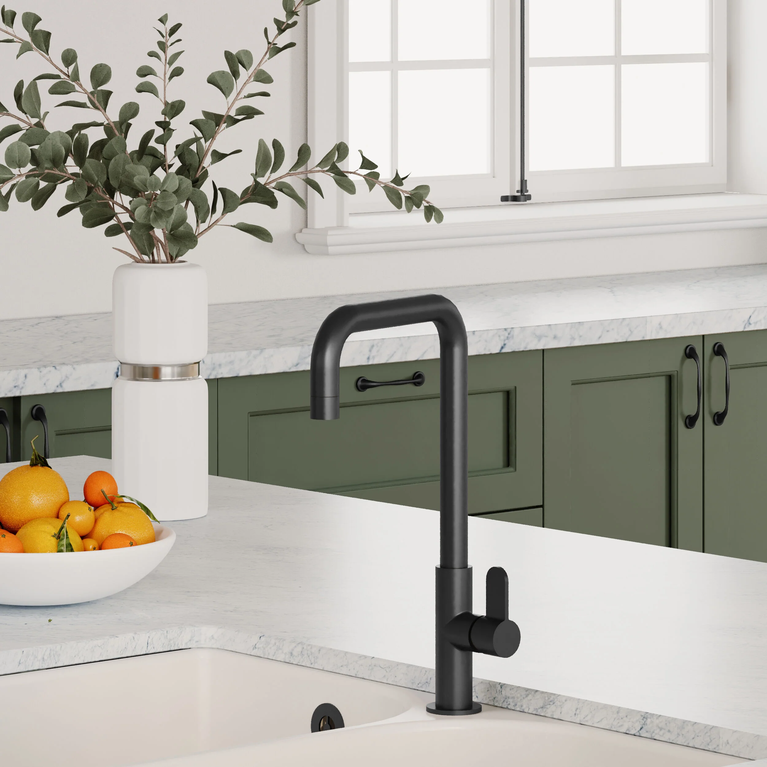 Warslow Kitchen Mono Mixer Tap - Single or Dual Lever, Choice of Colour - Image 20