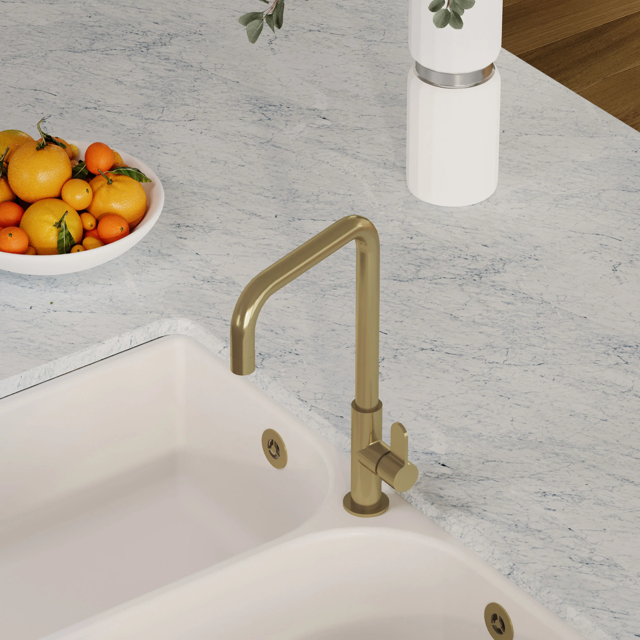 Warslow Kitchen Mono Mixer Tap - Single or Dual Lever, Choice of Colour - Image 32