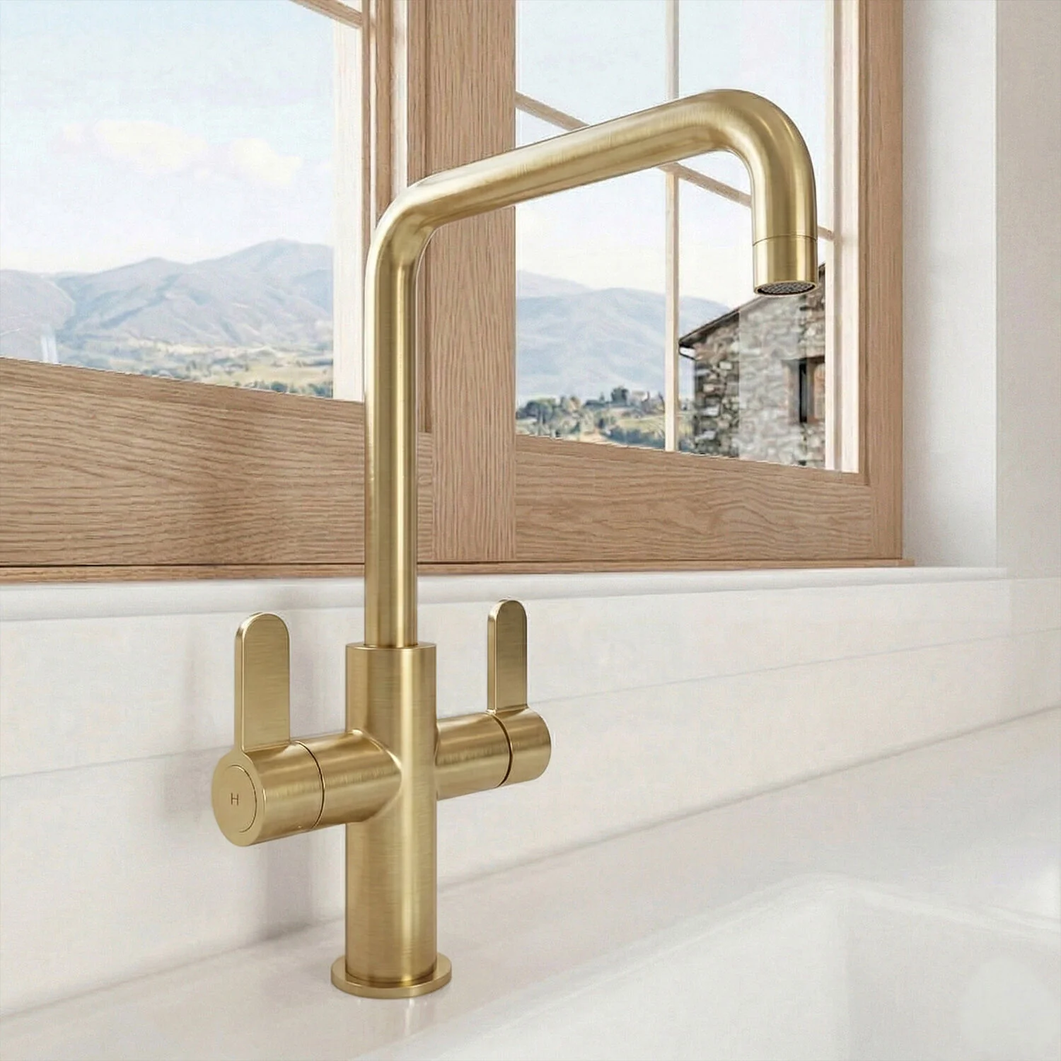 Warslow Kitchen Mono Mixer Tap - Single or Dual Lever, Choice of Colour - Image 7