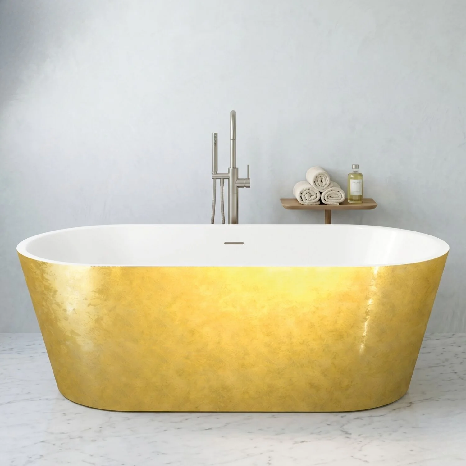 Luxury Modern Freestanding Oval Bath - Choice of Finish & Size - Image 4