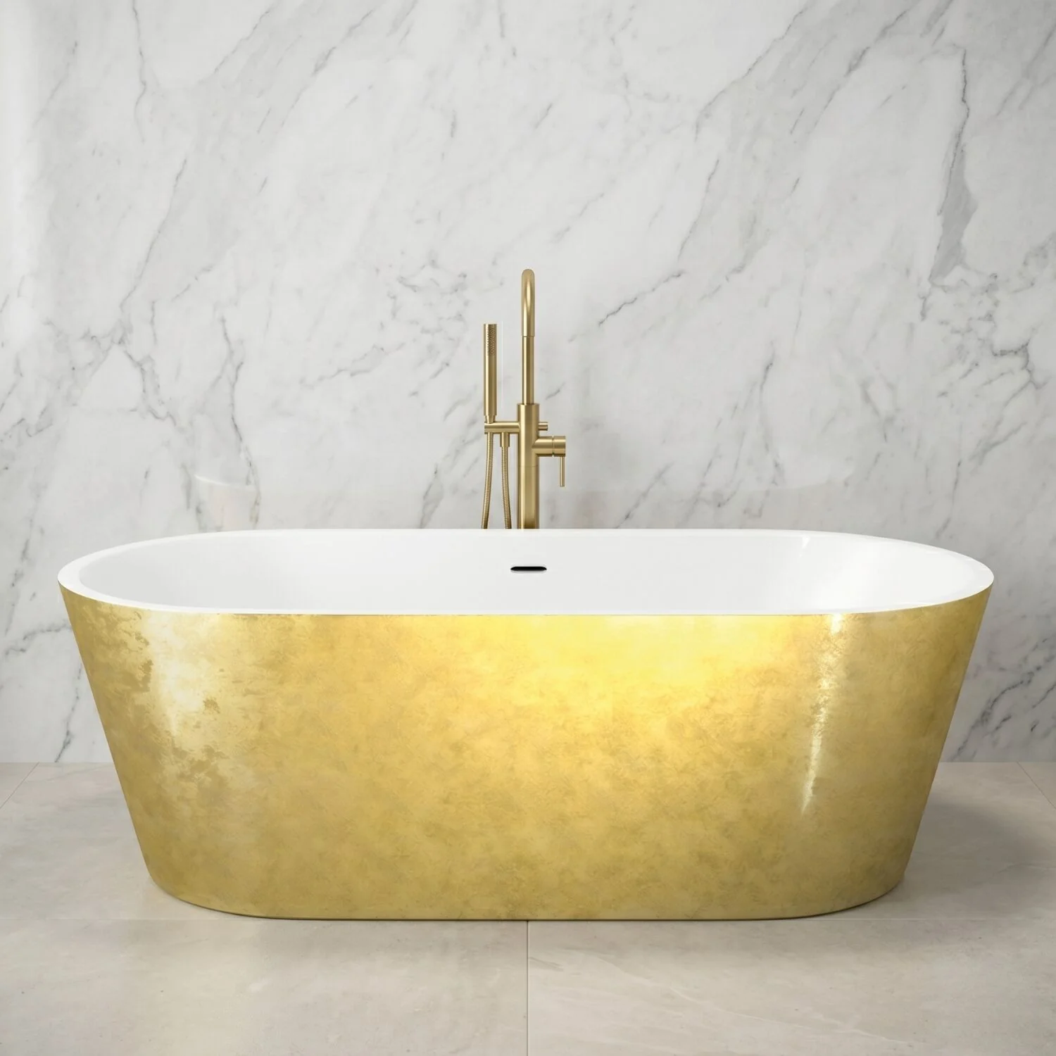 Luxury Modern Freestanding Oval Bath - Choice of Finish & Size - Image 9
