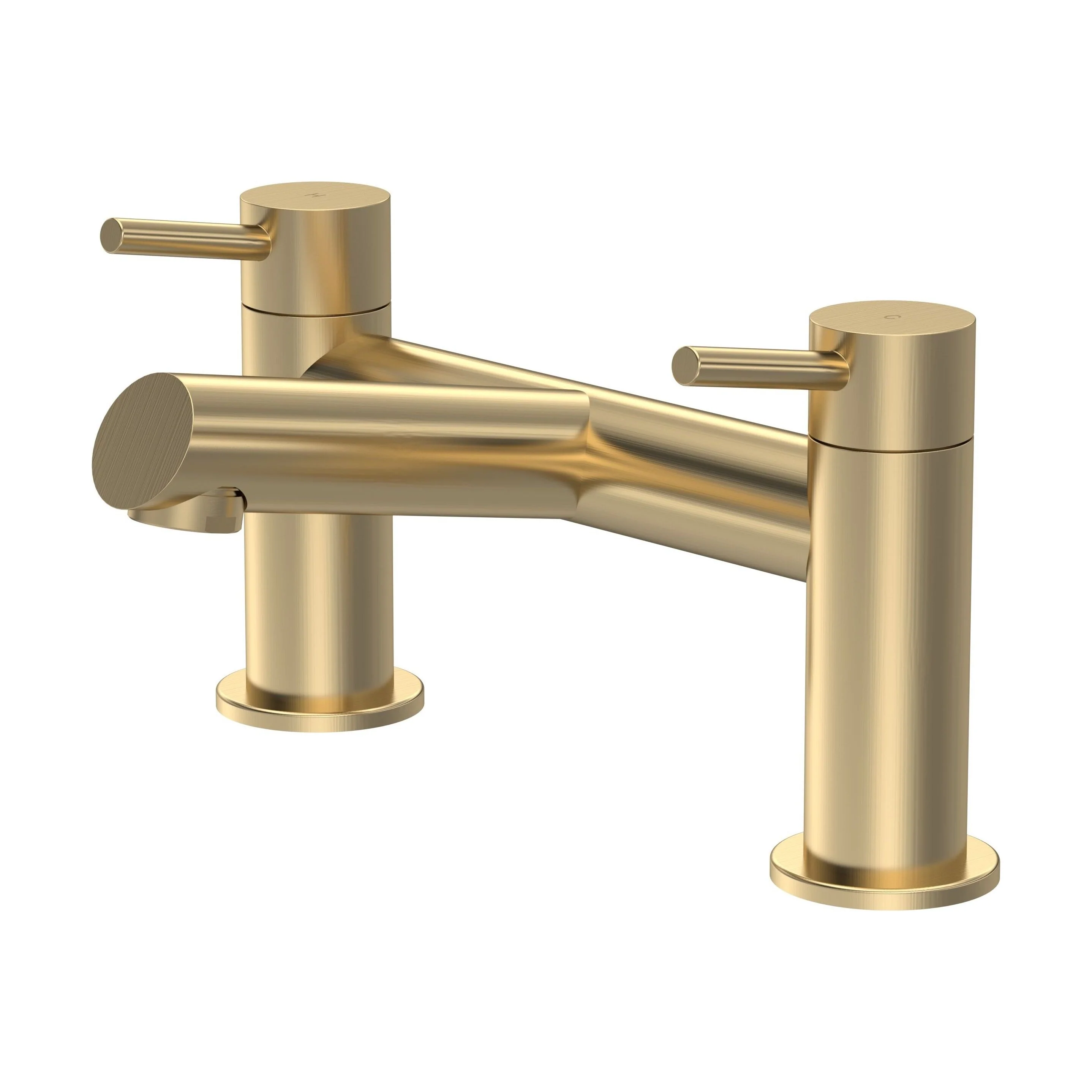 Wetley Minimalist Round Deck Mounted Bath Filler Tap - Choice of Finish - Image 9