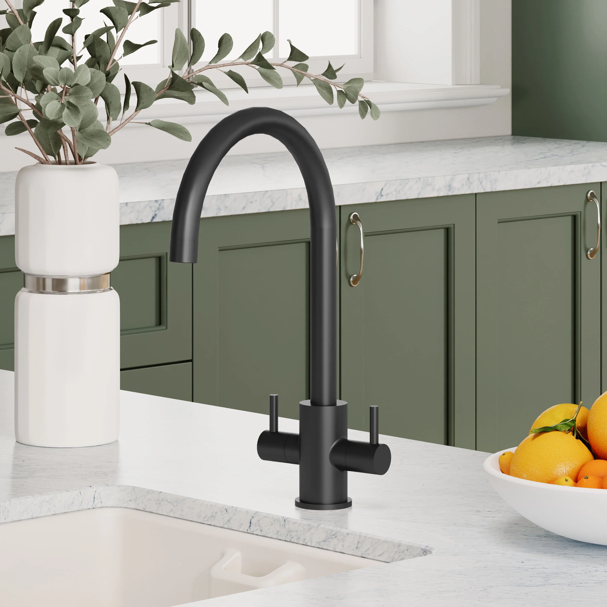 Gratwich Kitchen Mono Mixer Tap - Single or Dual Lever, Choice of Colour - Image 19