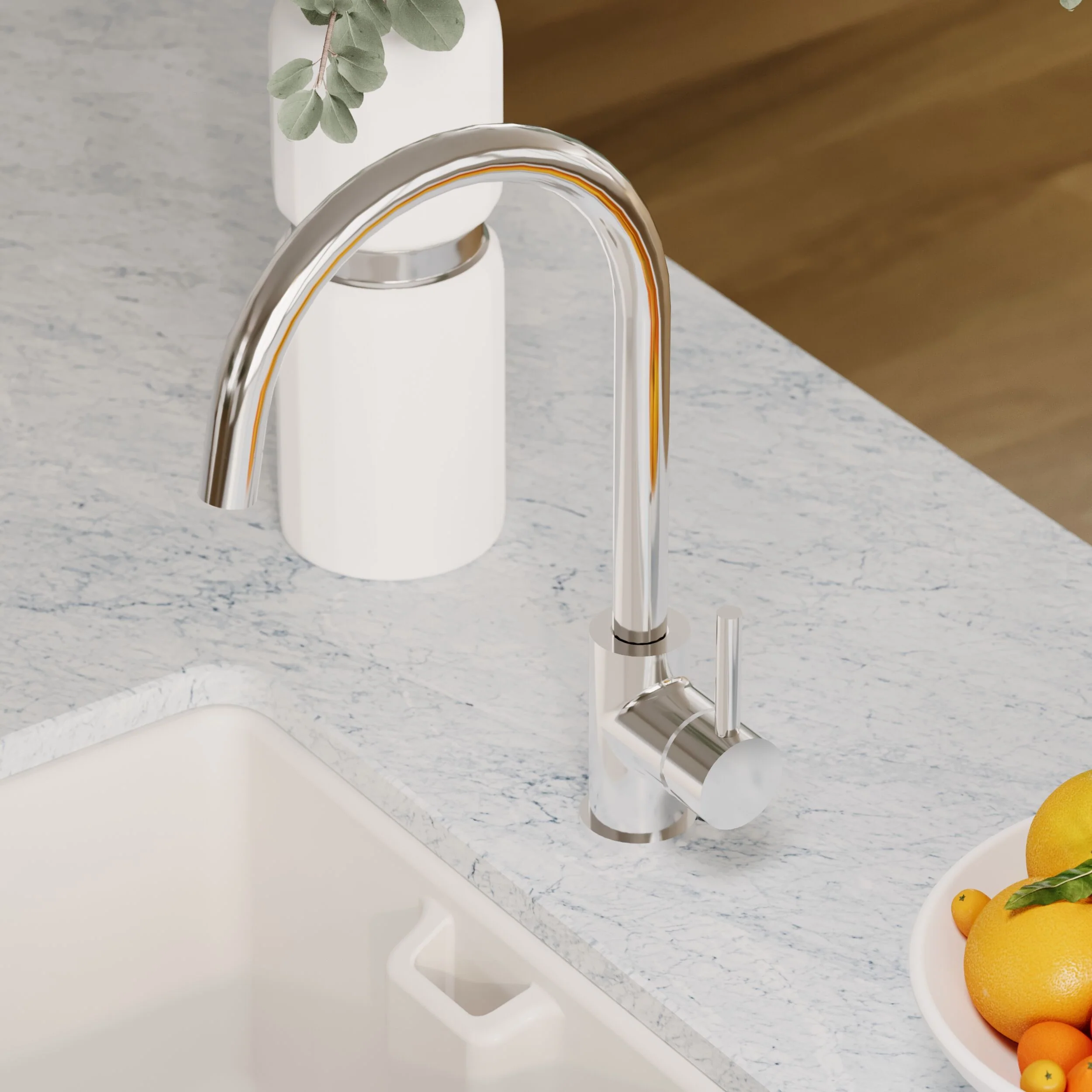 Gratwich Kitchen Mono Mixer Tap - Single or Dual Lever, Choice of Colour - Image 26