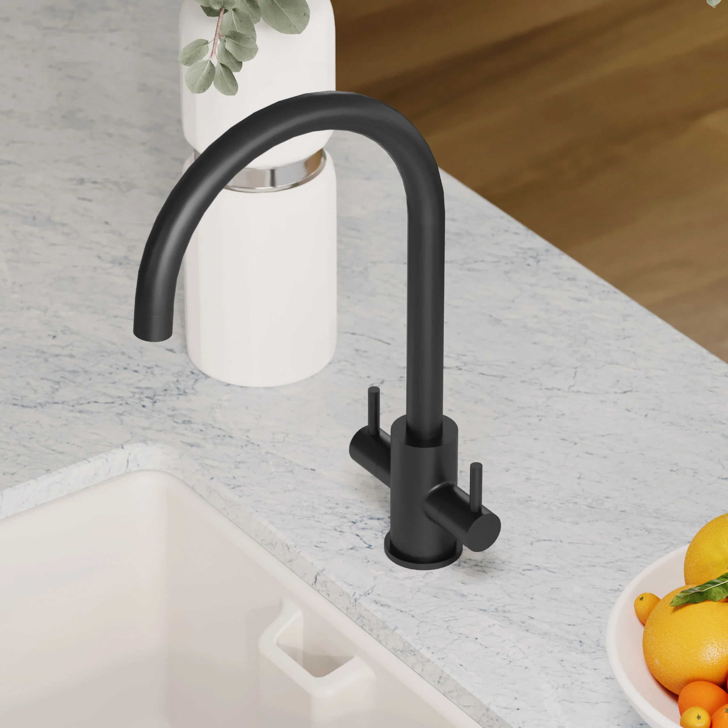 Gratwich Kitchen Mono Mixer Tap - Single or Dual Lever, Choice of Colour - Image 27