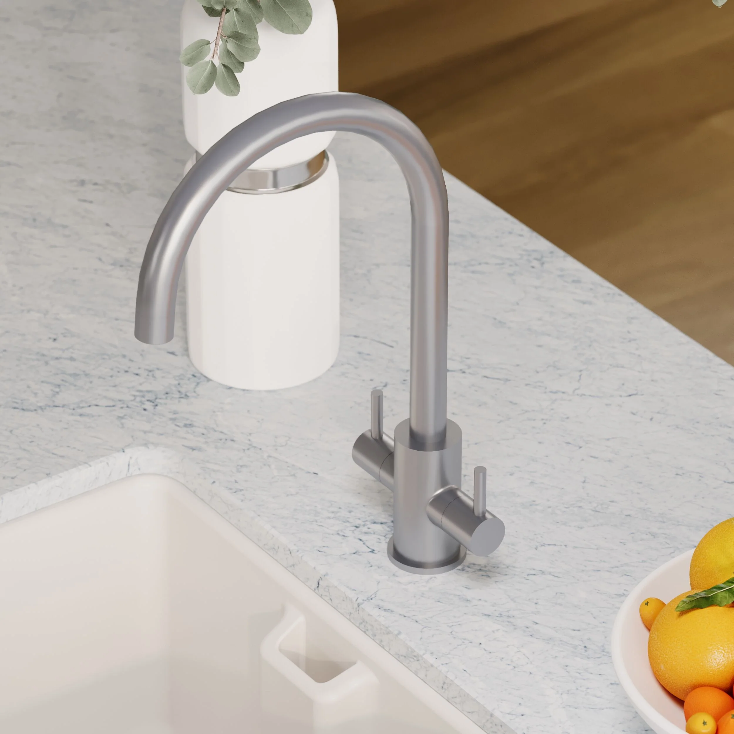 Gratwich Kitchen Mono Mixer Tap - Single or Dual Lever, Choice of Colour - Image 29