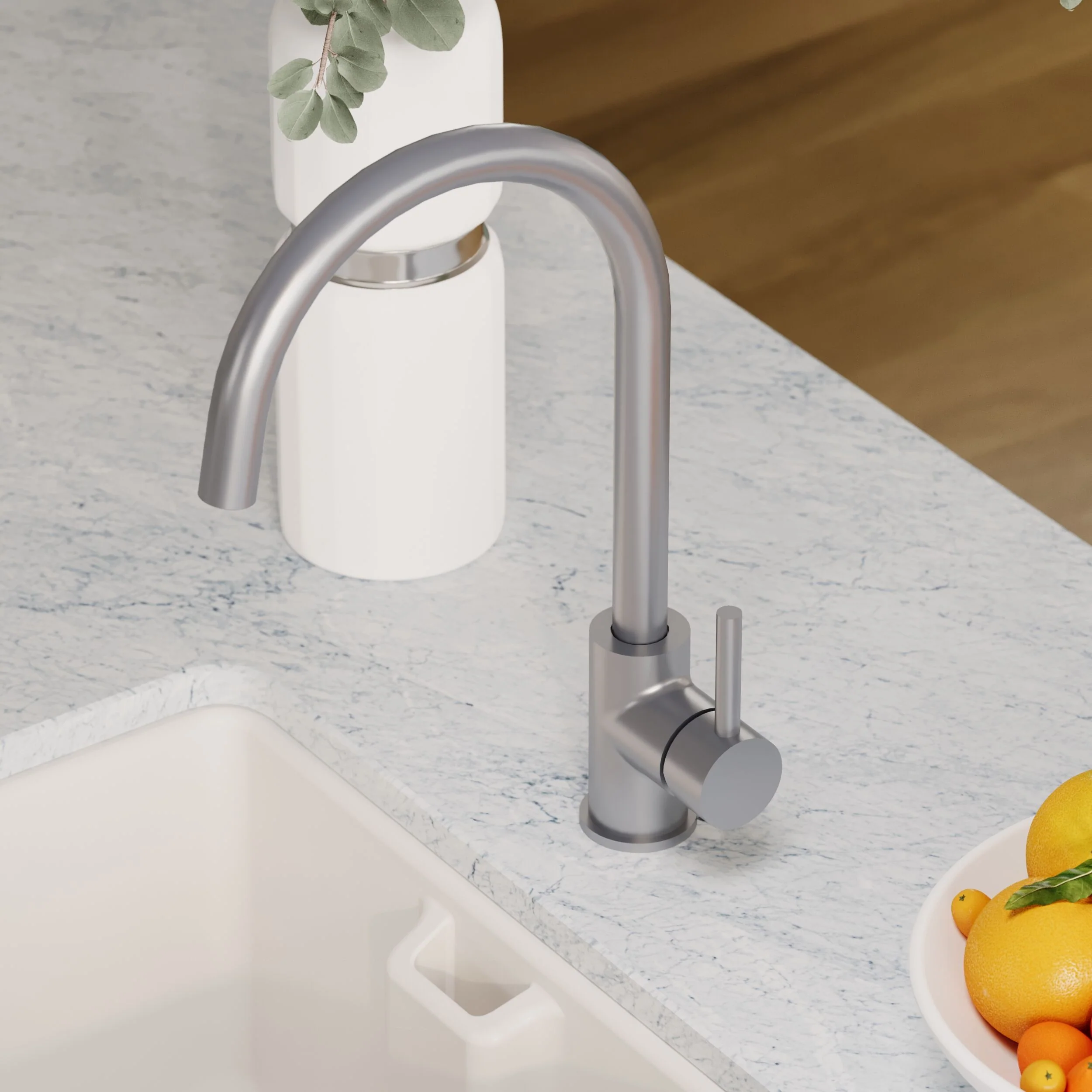 Gratwich Kitchen Mono Mixer Tap - Single or Dual Lever, Choice of Colour - Image 30