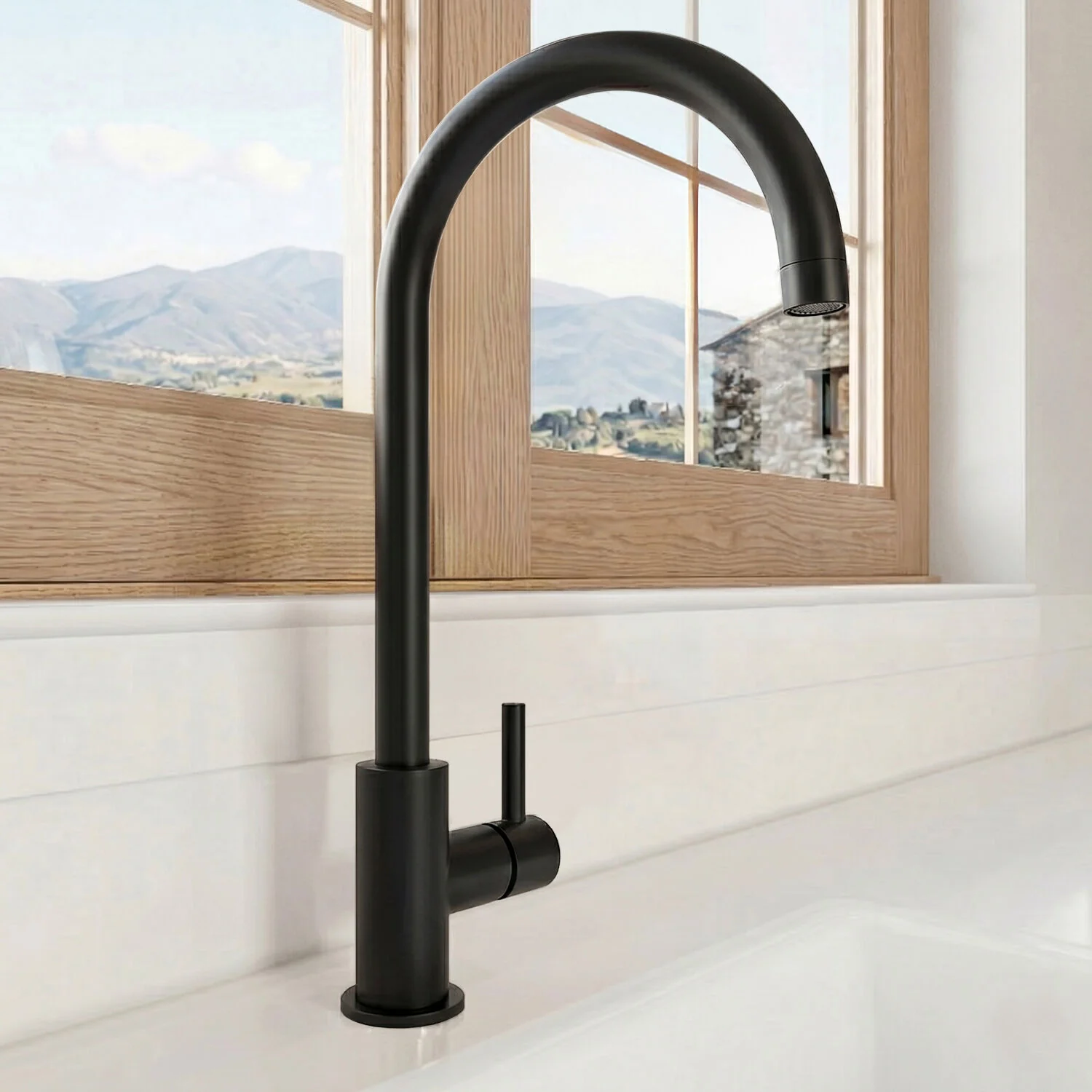 Gratwich Kitchen Mono Mixer Tap - Single or Dual Lever, Choice of Colour - Image 4