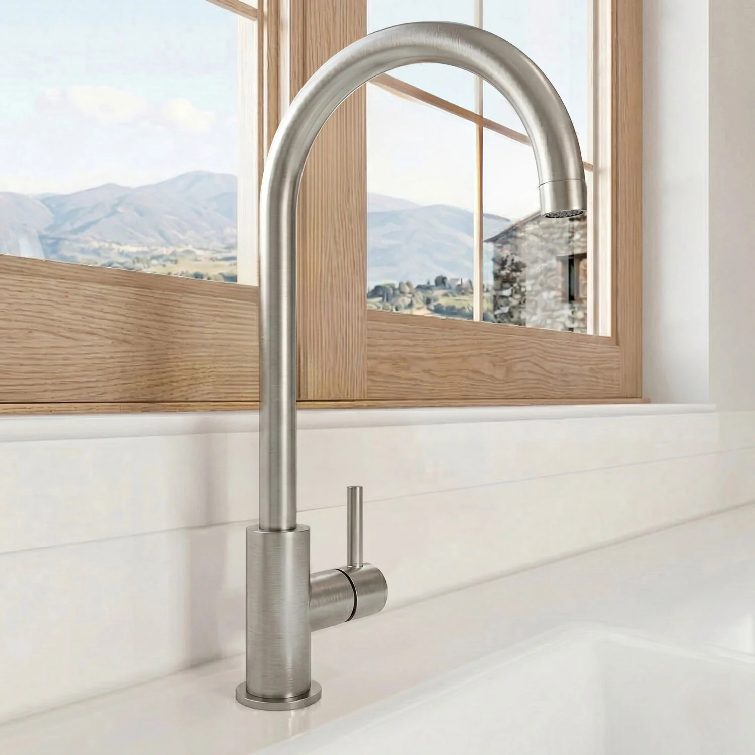 Gratwich Kitchen Mono Mixer Tap - Single or Dual Lever, Choice of Colour - Image 6