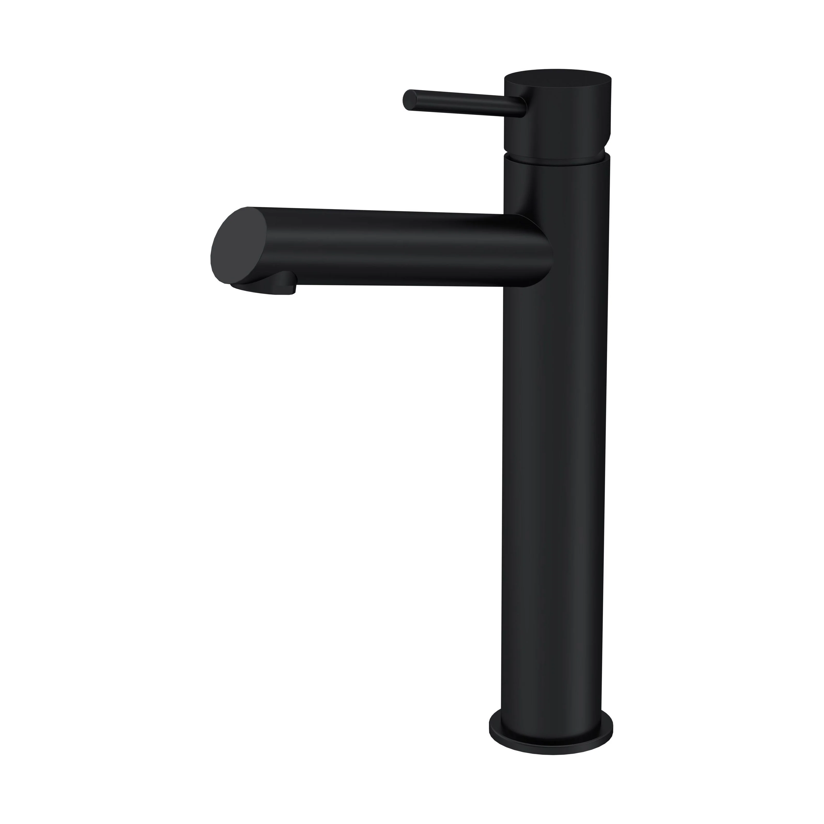 Wetley Minimalist Round Tall Mono Basin Mixer Tap - Choice of Finish - Image 8