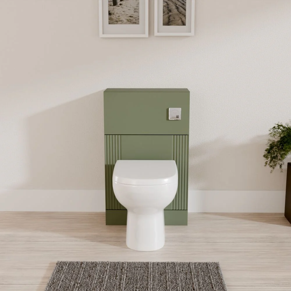 Belvide Modern Bathroom Retro Floor Standing WC Back to Wall Toilet Unit, 500mm, Choice of Colour - Image 10